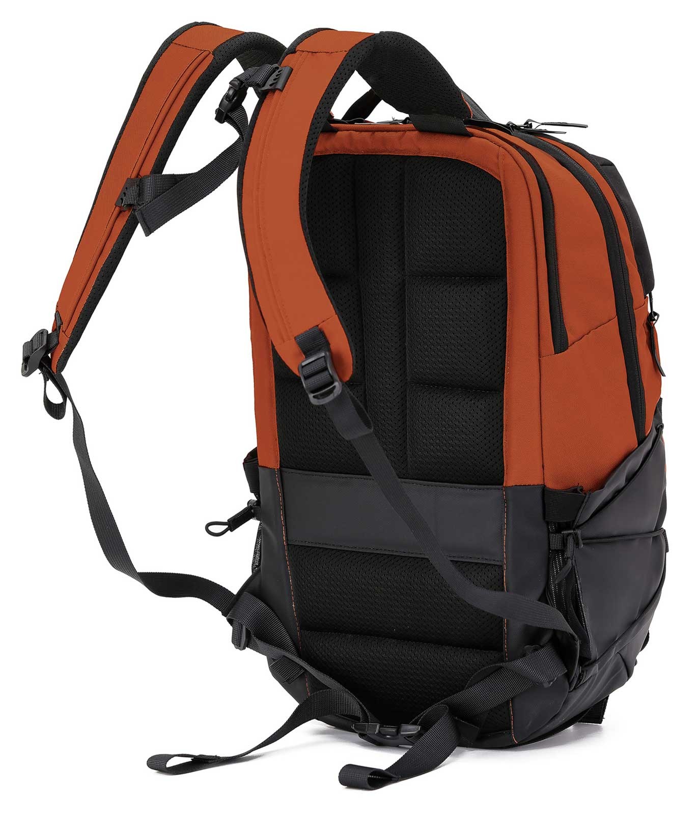 Harley-Davidson Lightweight Water-Resistant Racing Bungee Backpack – Rust Orange