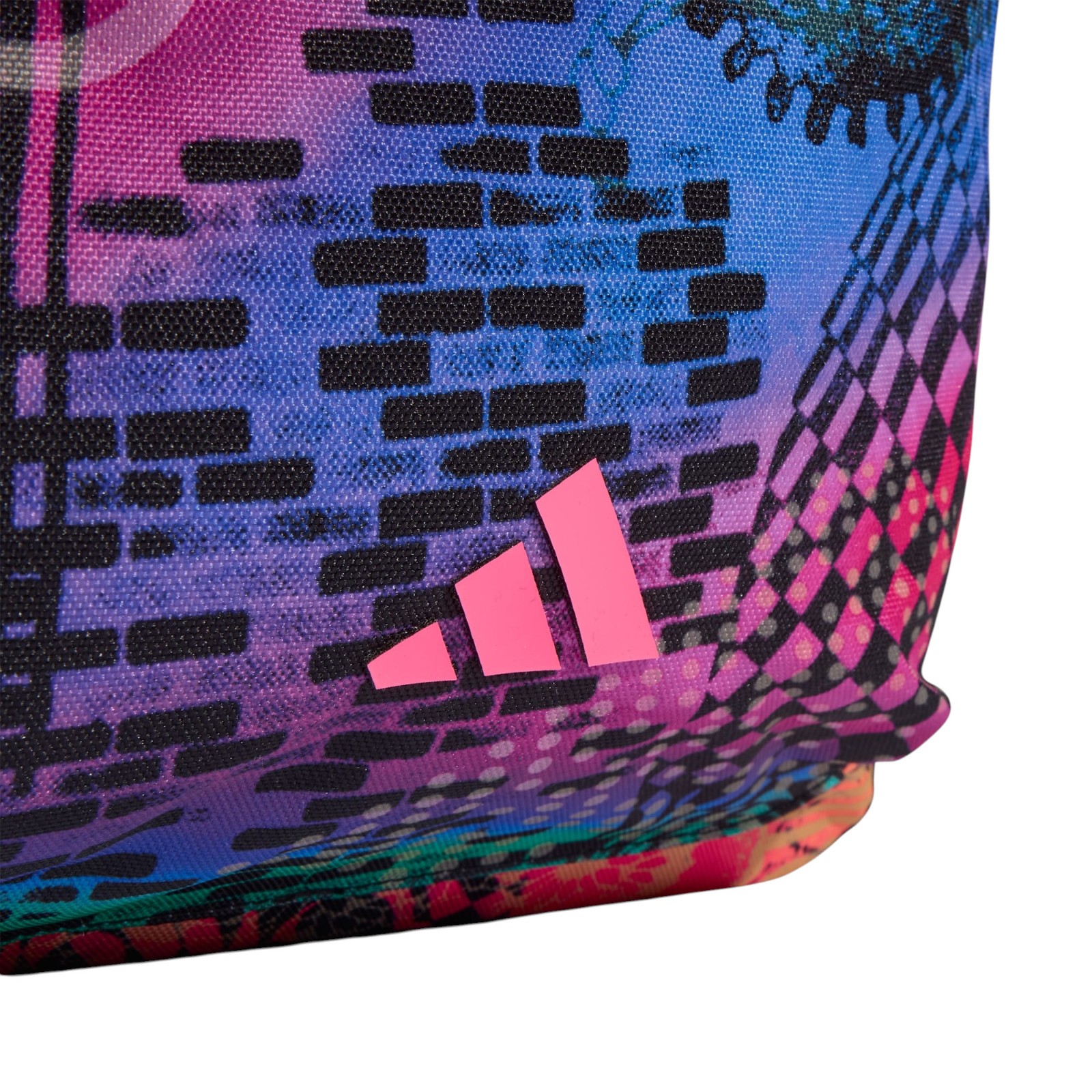 Adidas x Jeremy Scott Multicolor Lucid Pink Lightweight Pride Backpack New
