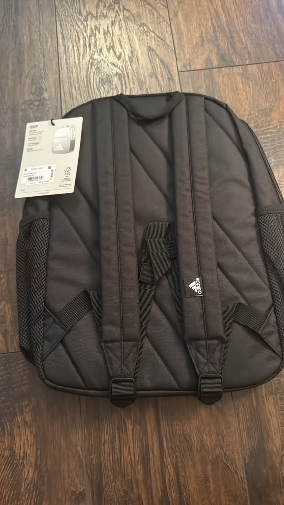 Adidas Prime 7 Black White Backpack.