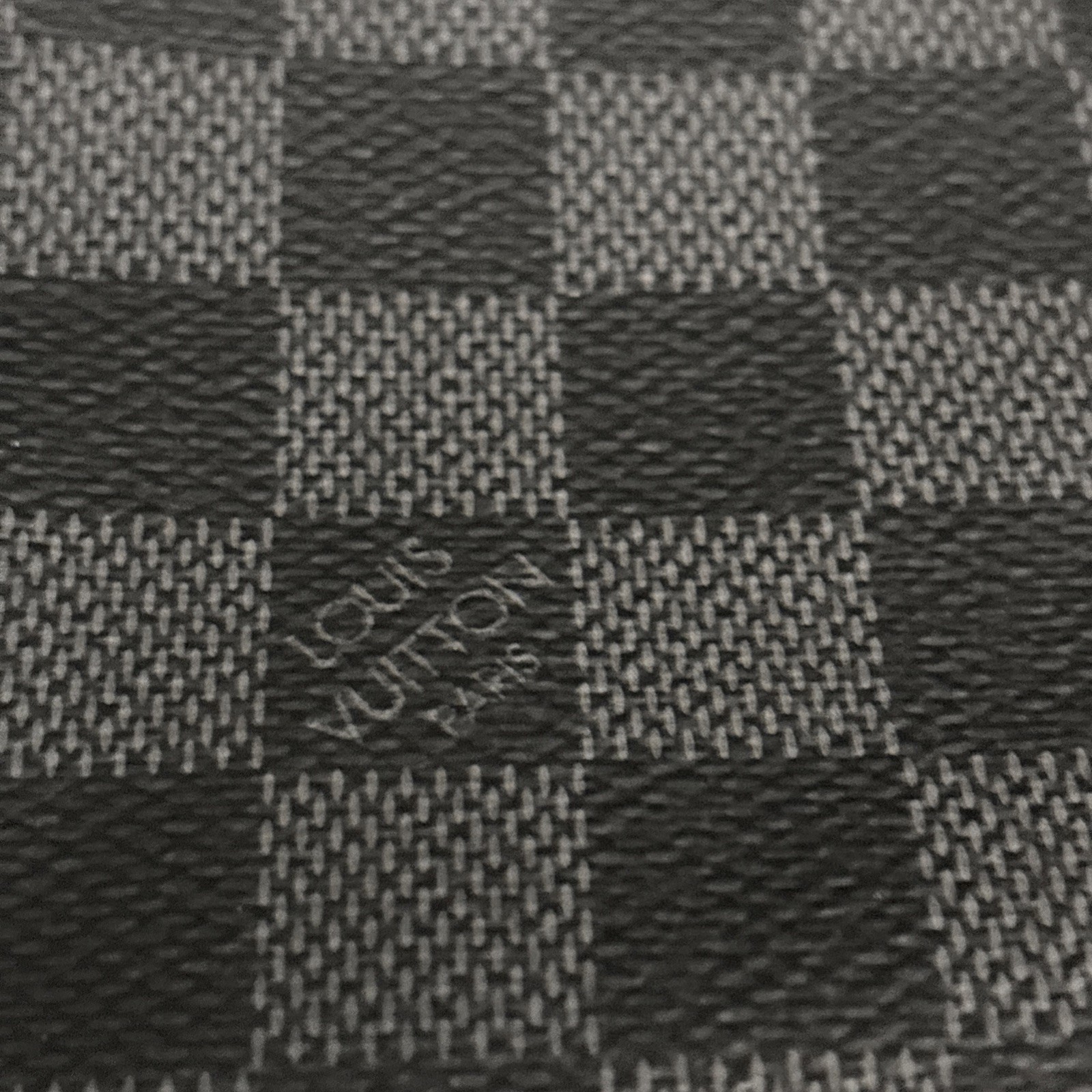 Louis Vuitton Kasai Clutch in Damier Graphite Coated Canvas