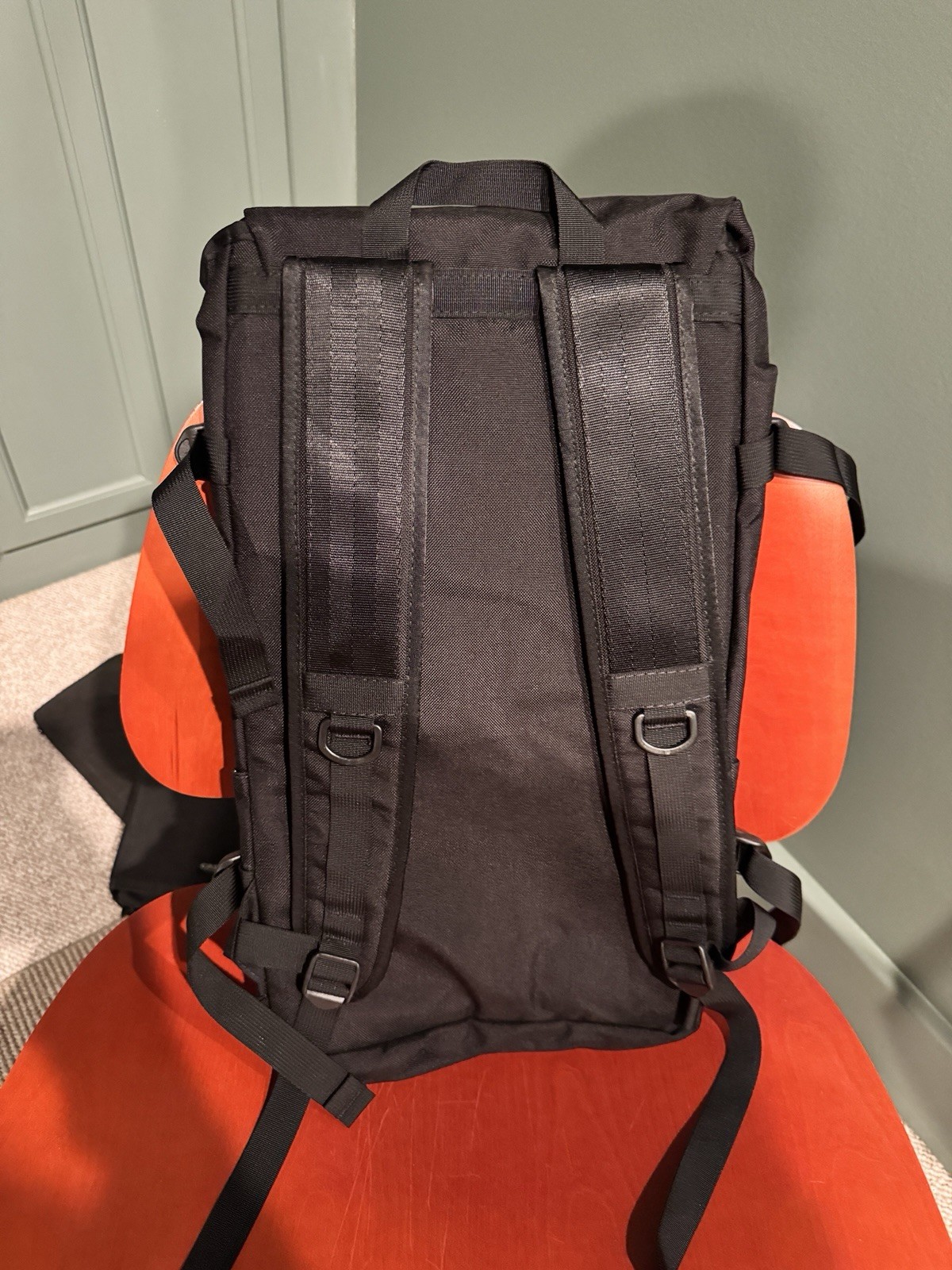 New! NOS Topo designs Black Klettersack Backpack Bag. Made In USA