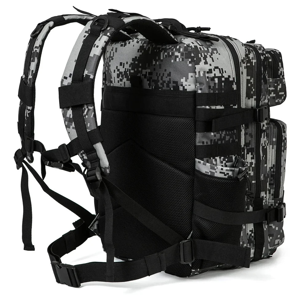 45L Tactical Backpack Outdoor Hiking Camping Survival Rucksack Travel School Bag