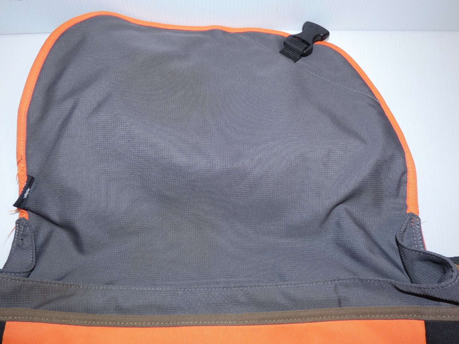 Crumpler Flap Top Laptop Messenger Bag, Tan/Black/Orange