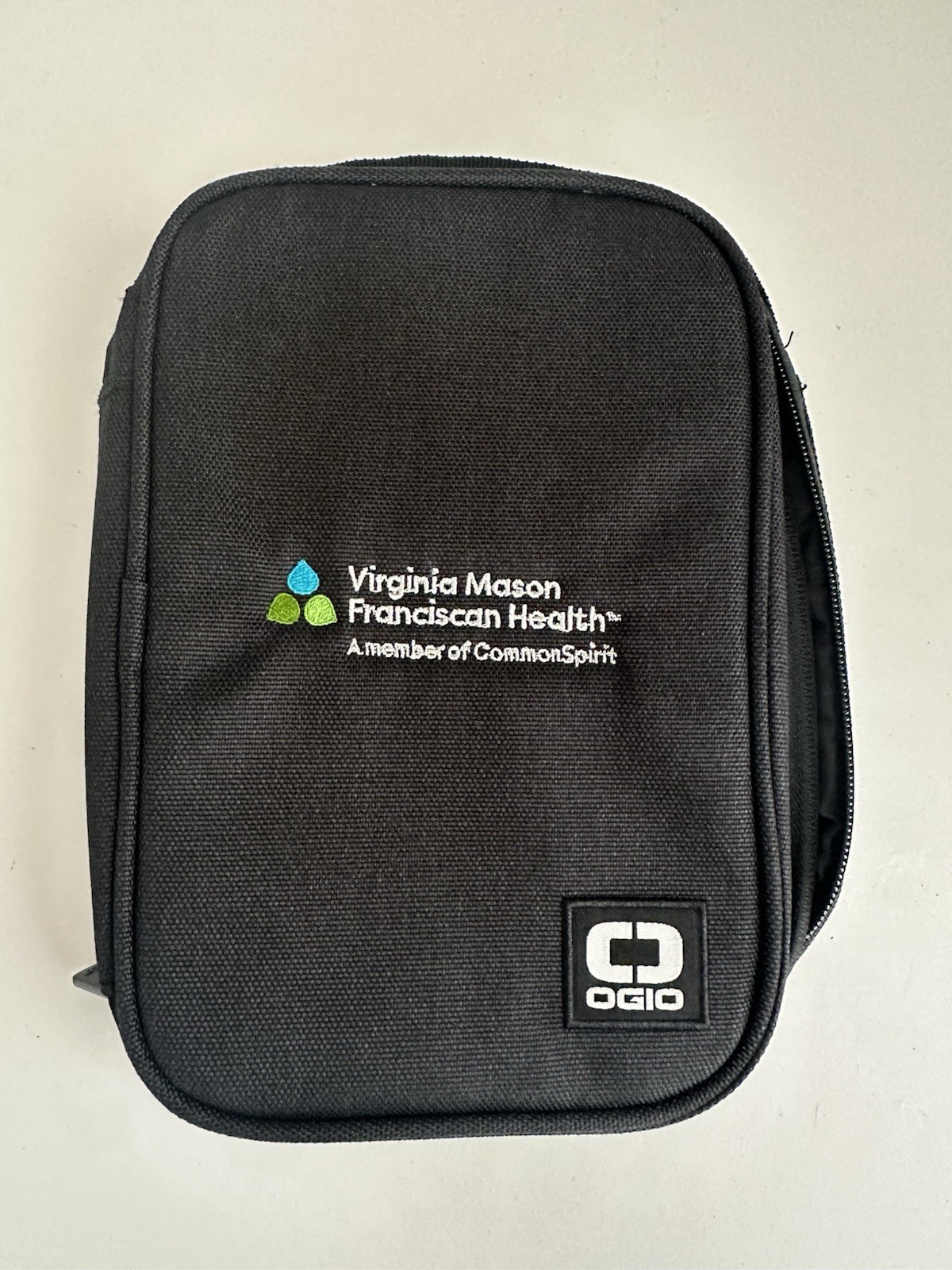 OGIO Travel Organizer Pouch Black 100% Recycled EMBROIDERED