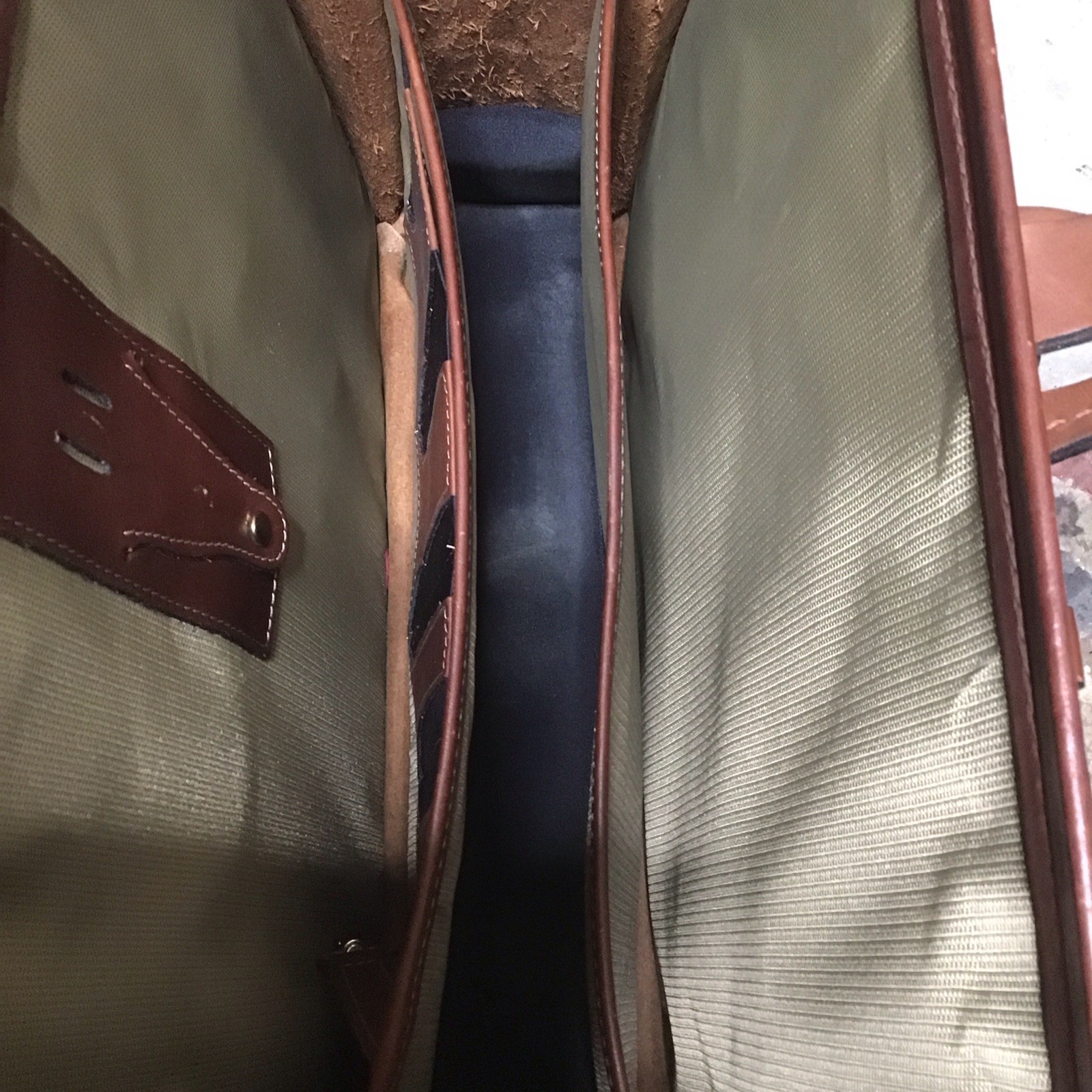 Vintage Leather SCHLESINGER Doctor Attorney Briefcase Attache Bag