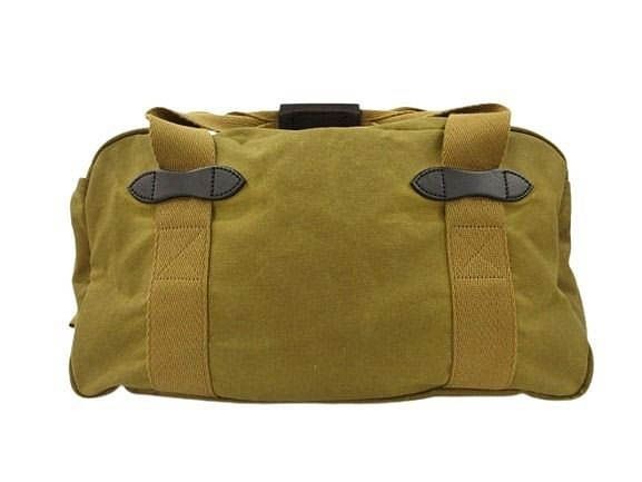 Filson Small Tin Cloth Duffle Bag 2-Way Boston Bag Beige Cotton Nylon