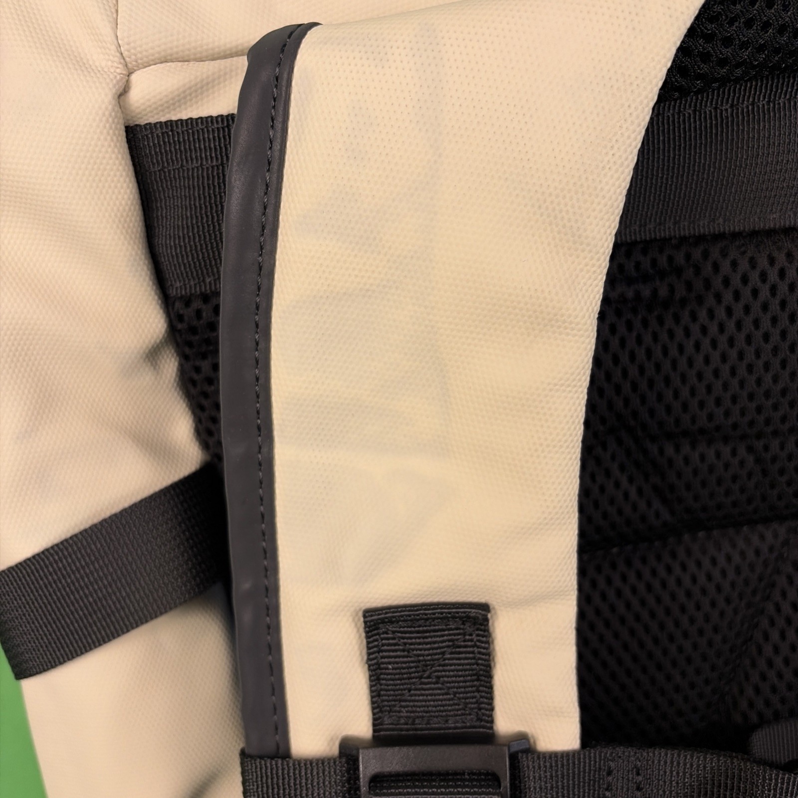 Stubble & Co Roll Top Backpack Sand Laptop Bag Pockets 20L NWT Stained See pic