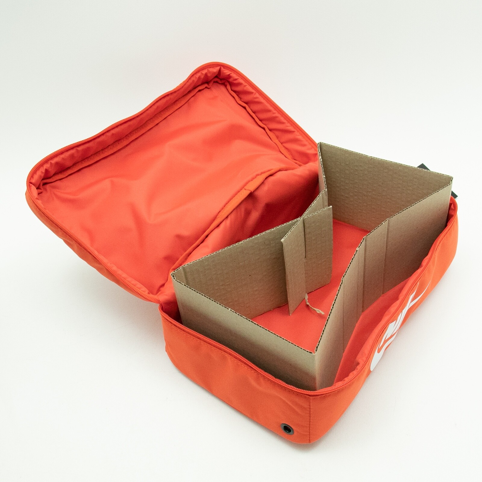 NIKE SHOE BOX ZIP BAG ORANGE WHITE SHOEBOX BAG BA6149-810 NEW