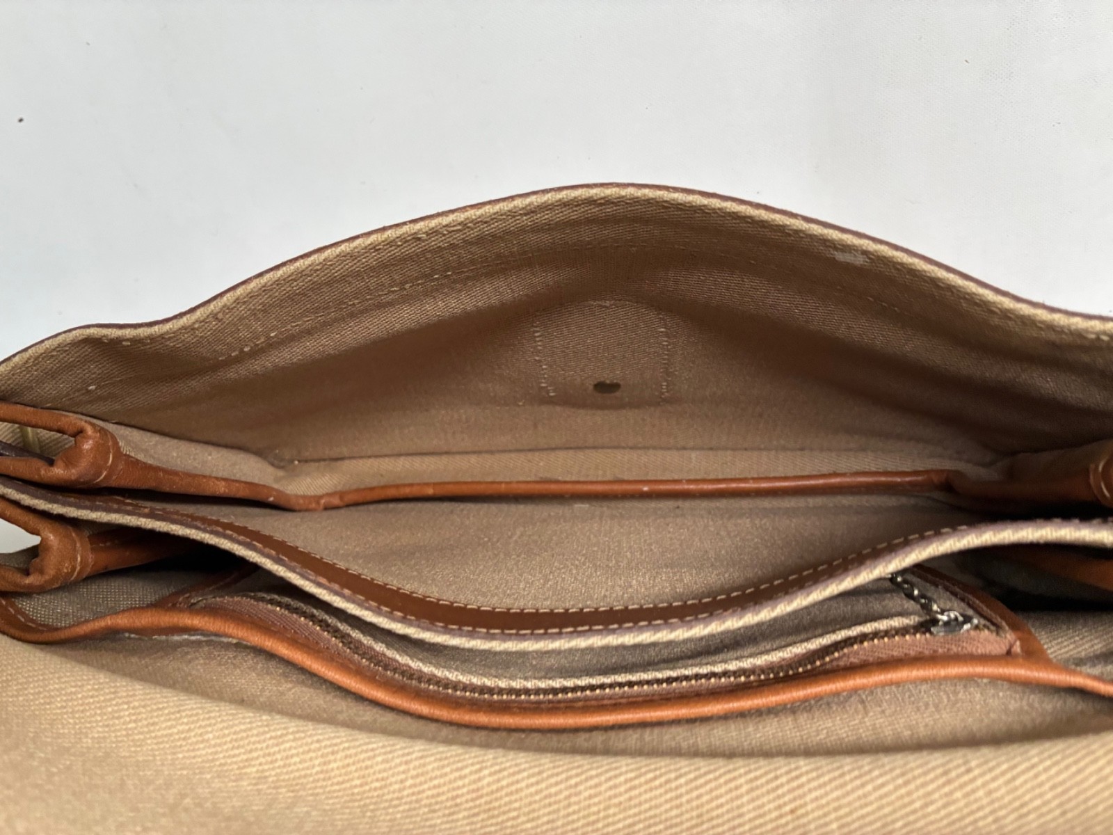 Vintage Ghurka No 37 The Spectator Canvas Leather Crossbody Bag Marley Hodgson