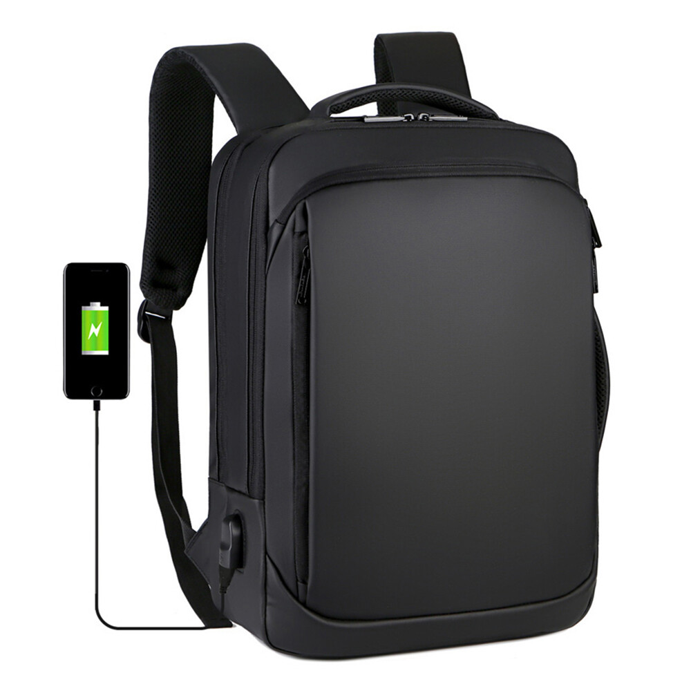 Travel Backpack Men Business School USB Bag 15.6 Inch Laptop Backpack Anti Theft