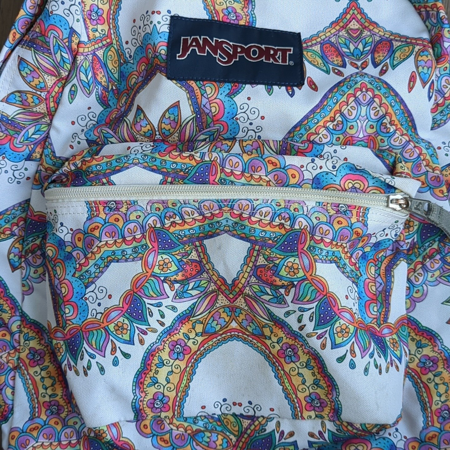 JanSport T501 SuperBreak Multi Summer Festival Colorful School Backpack