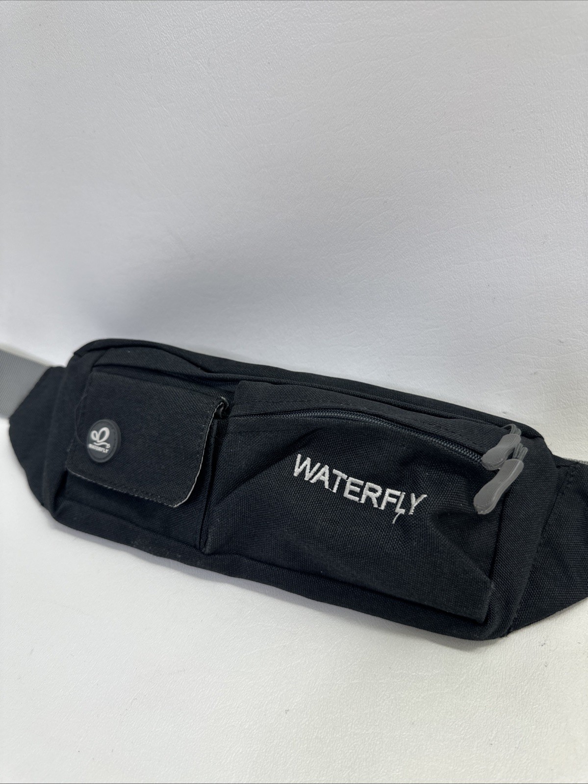 WATERFLY Black SLING CROSS BODY SHOULDER BAG LIGHTWEIGHT W Fanny Pack Adjustable