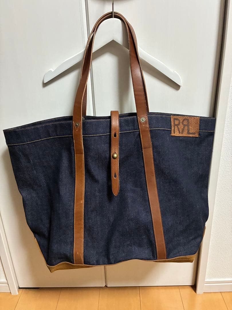 RRL Indigo Denim Tote Bag