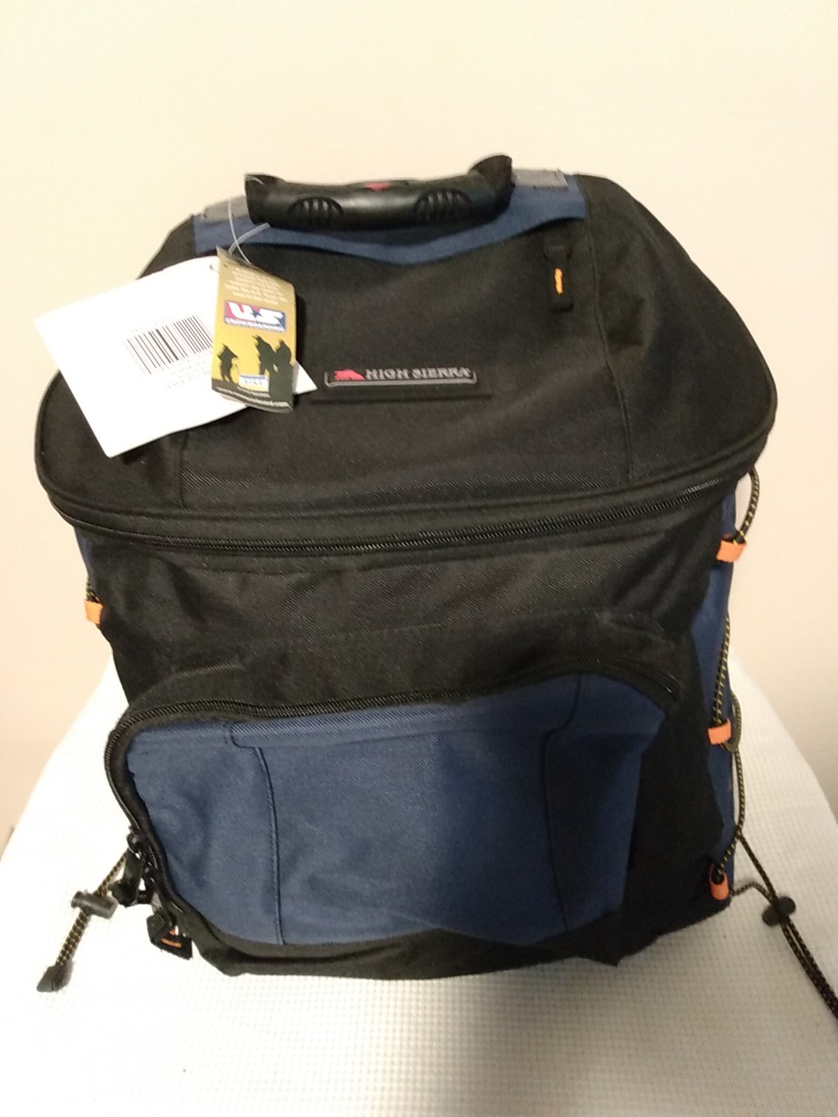 High Sierra NightFall Sport Backpack Or Duffle Bag, Black & Blue, AT 125-160/V2