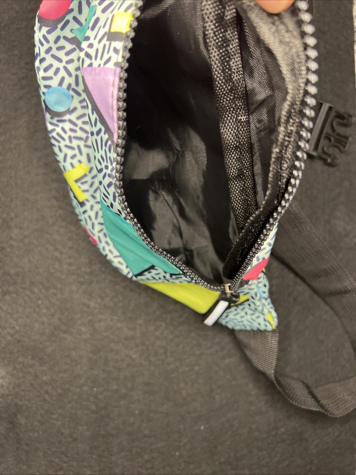 Retro 80s 90s Style Geometric Fanny Pack Neon Waist Bag Streetwear CLEAN & NEW