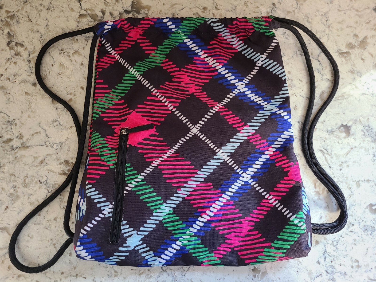 Mixed Bad Drawstring Backpack Sport Gym Bag School Travel Bag.