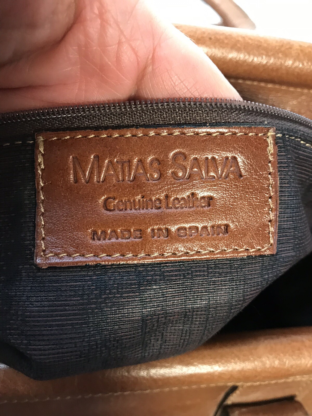 Leather Duffle Bag Spain Spanish Leather Matias Salva 16″ by 18″