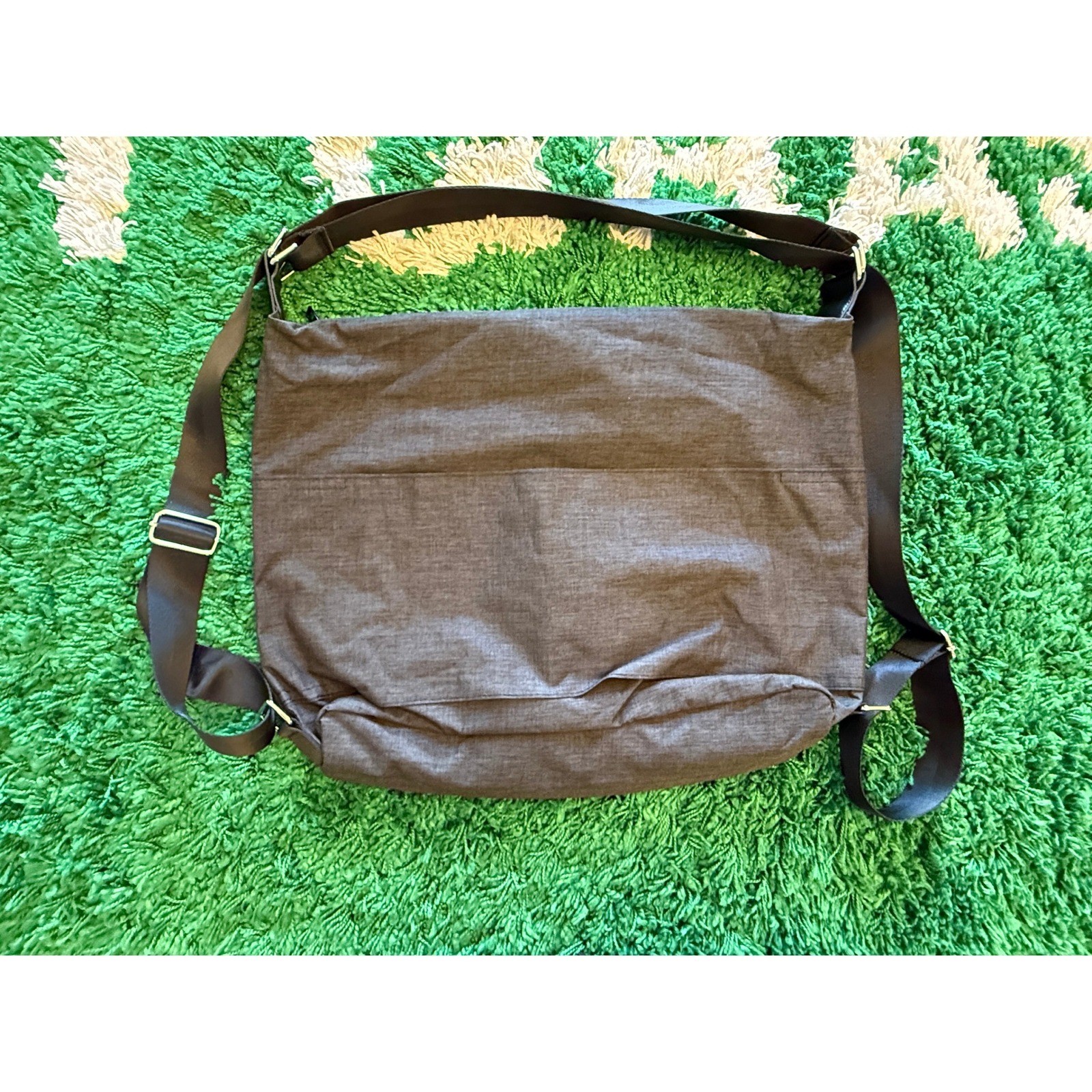 Prestige Messenger Bag Unisex Large Grey Excellent Crossbody Laptop Travel Case