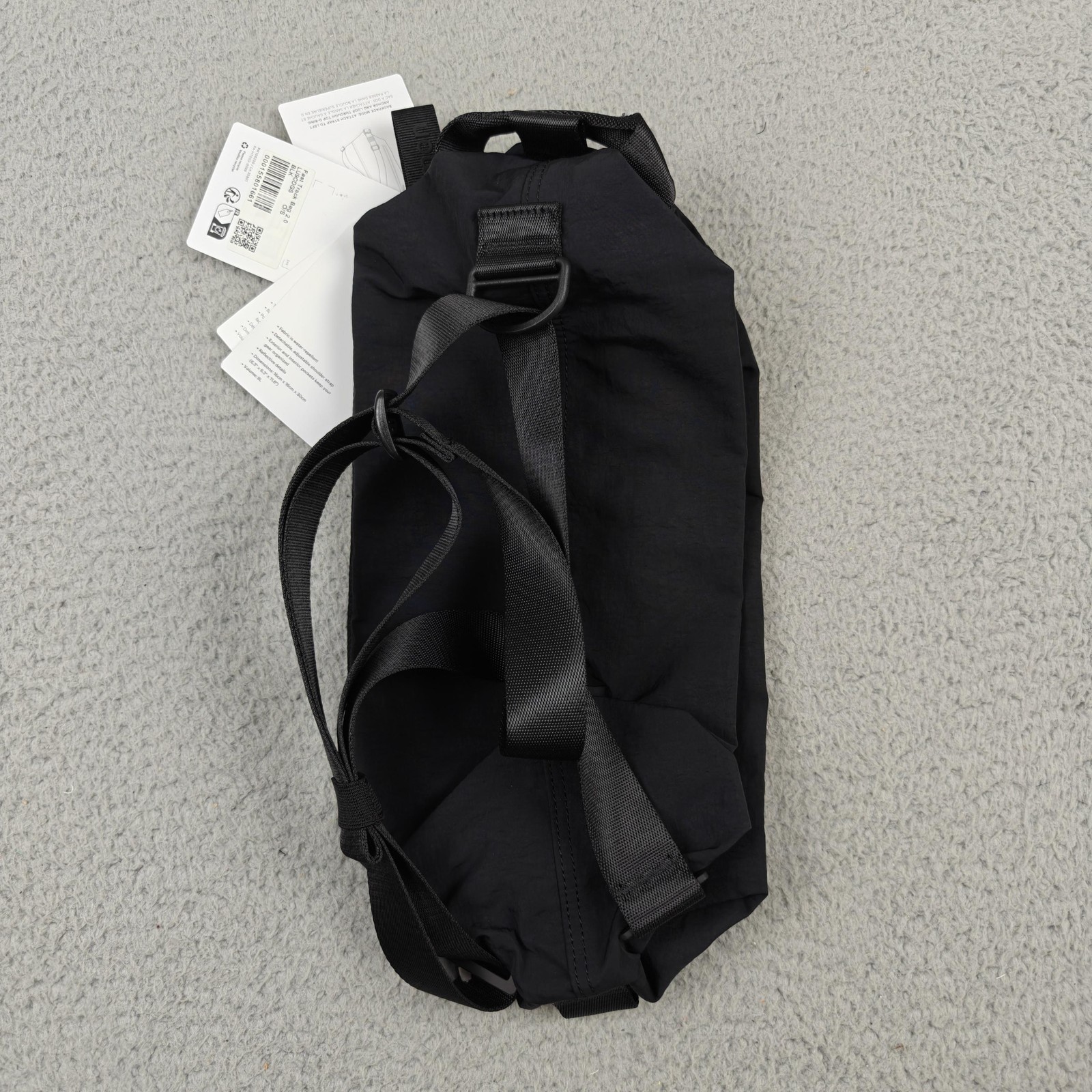 Lululemon Fast Track Bag 2.0 Mens Small Black Sling Zip Backpack Crossbody New