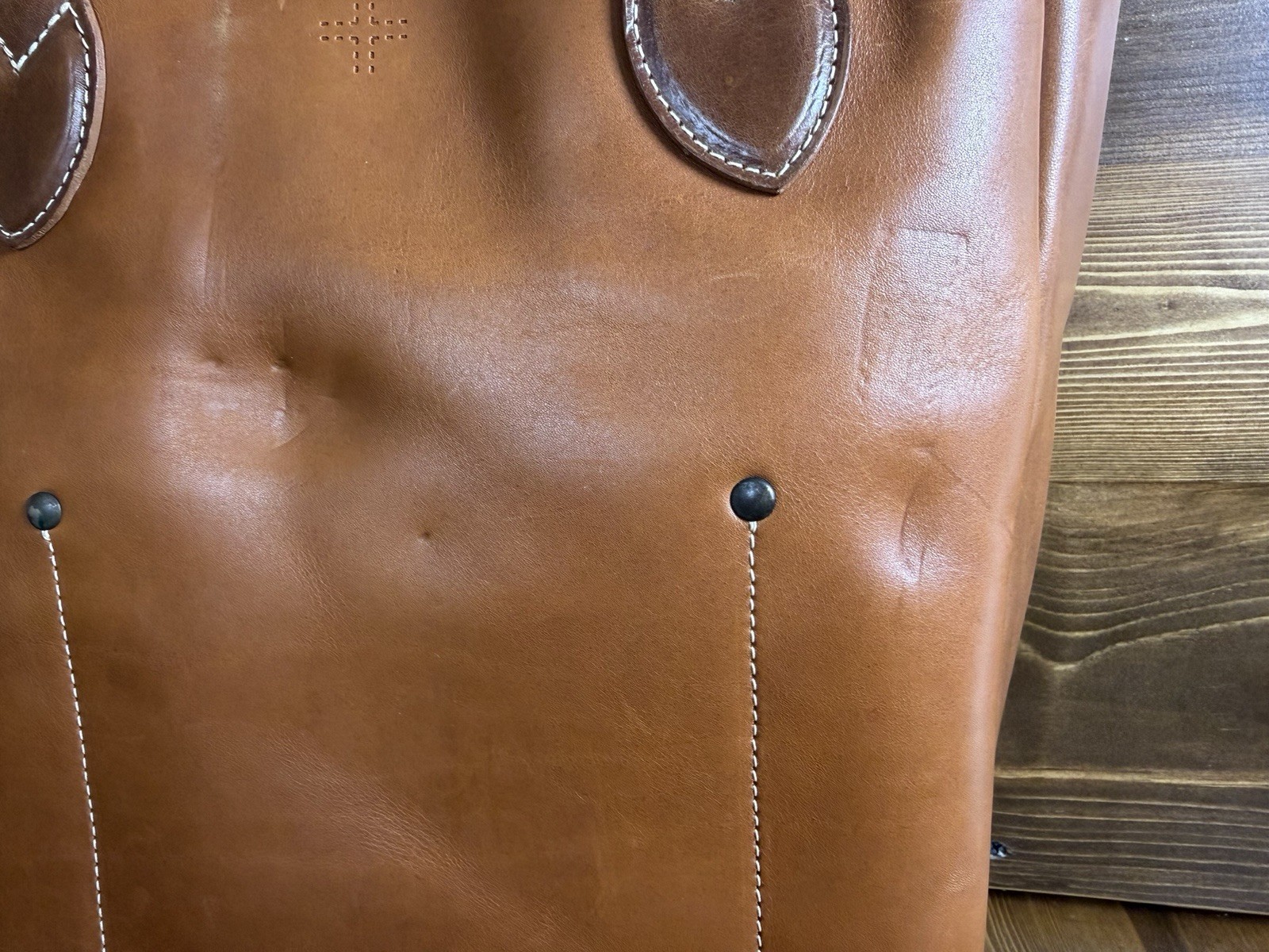 Saddleback Leather Satchel/Briefcase/Tote Open Concept Bag W/Removable Strap