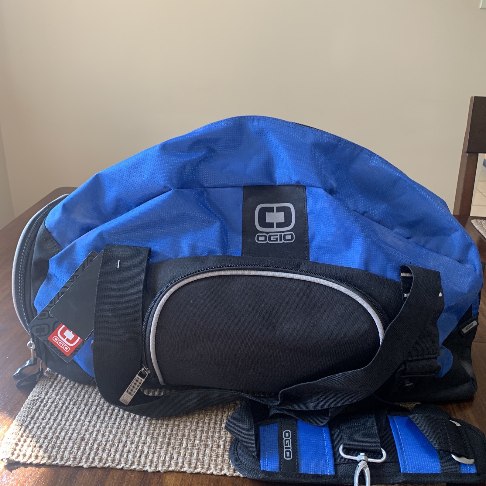 NEW Ogio Blue Big Dome 12x24x9in Large Gym Travel Duffel Bag