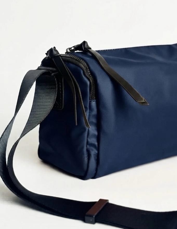 Men’s Navy Blue Crossbody Shoulder Bag Waterproof Messenger Sling Travel Bag
