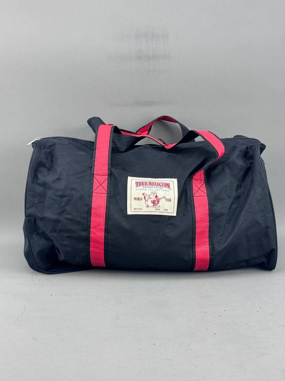 True Religion Fragrances Black Duffle Bag Gym Travel Bag W/ Shoulder Strap