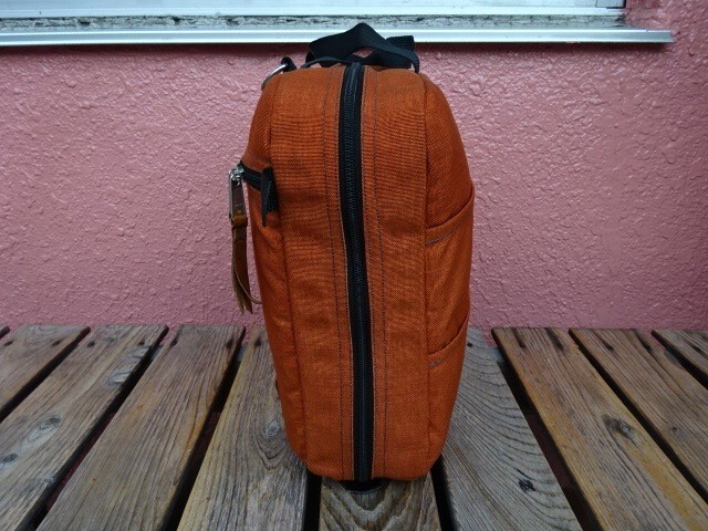 KLETTERWERKS Padded Briefcase Rust Color Size H 15.7 x W 11.8 x D 2.3 in