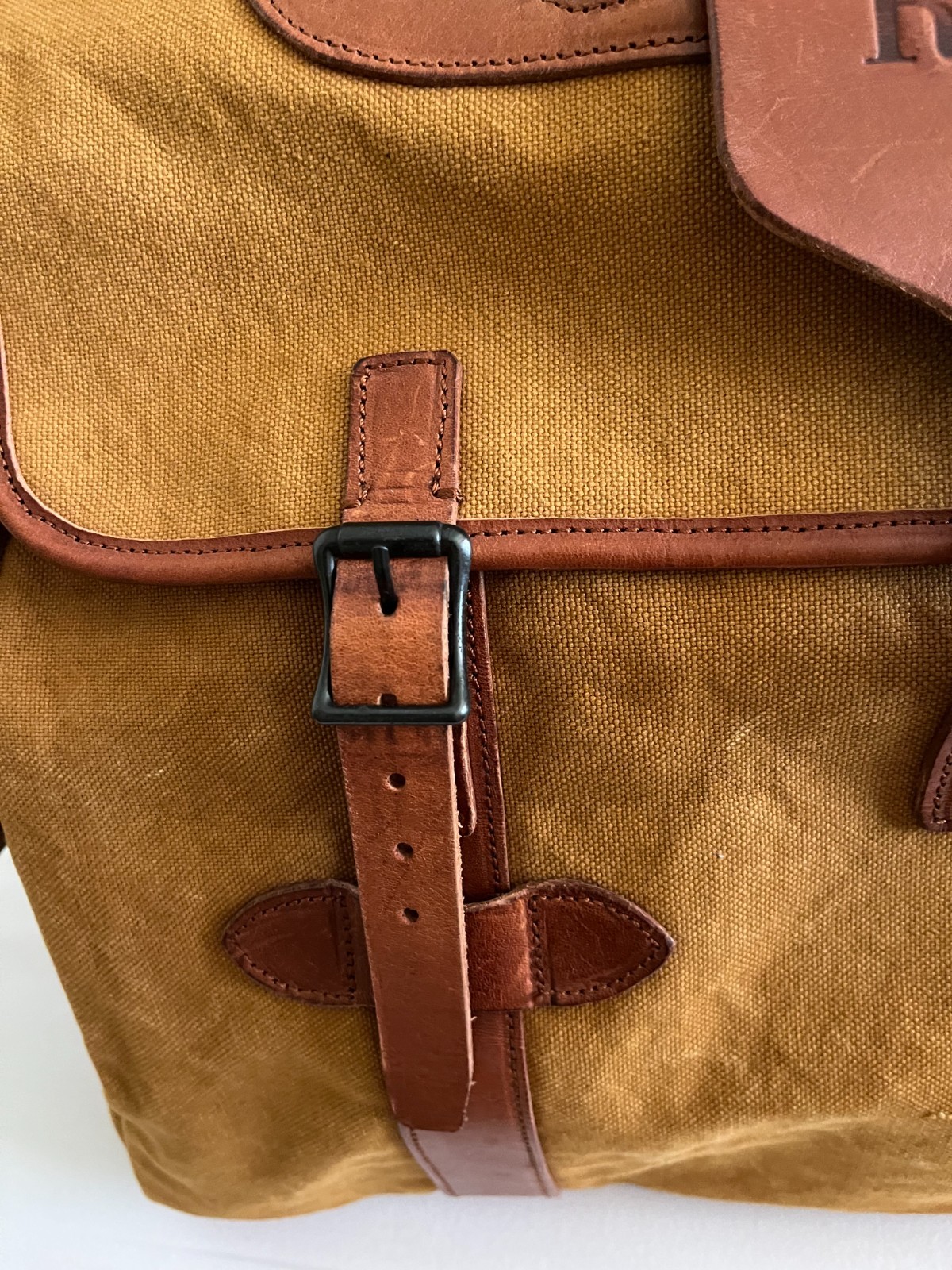 Vintage RRL Canvas/Leather Shoulder Bag