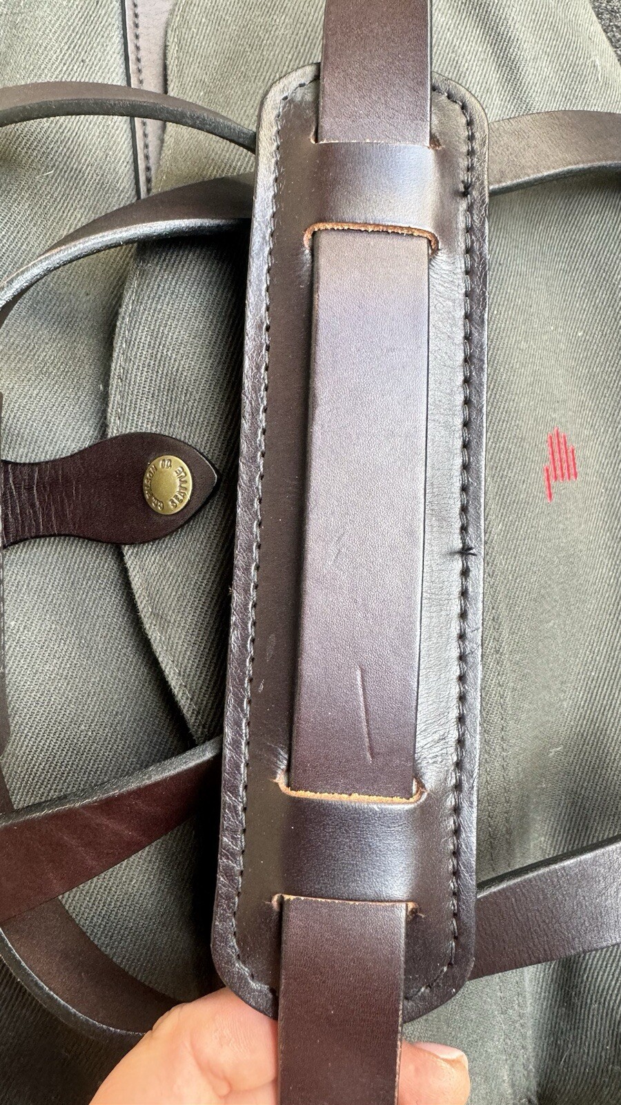 Filson Rugged Twill Small Duffle Bag Otter Green