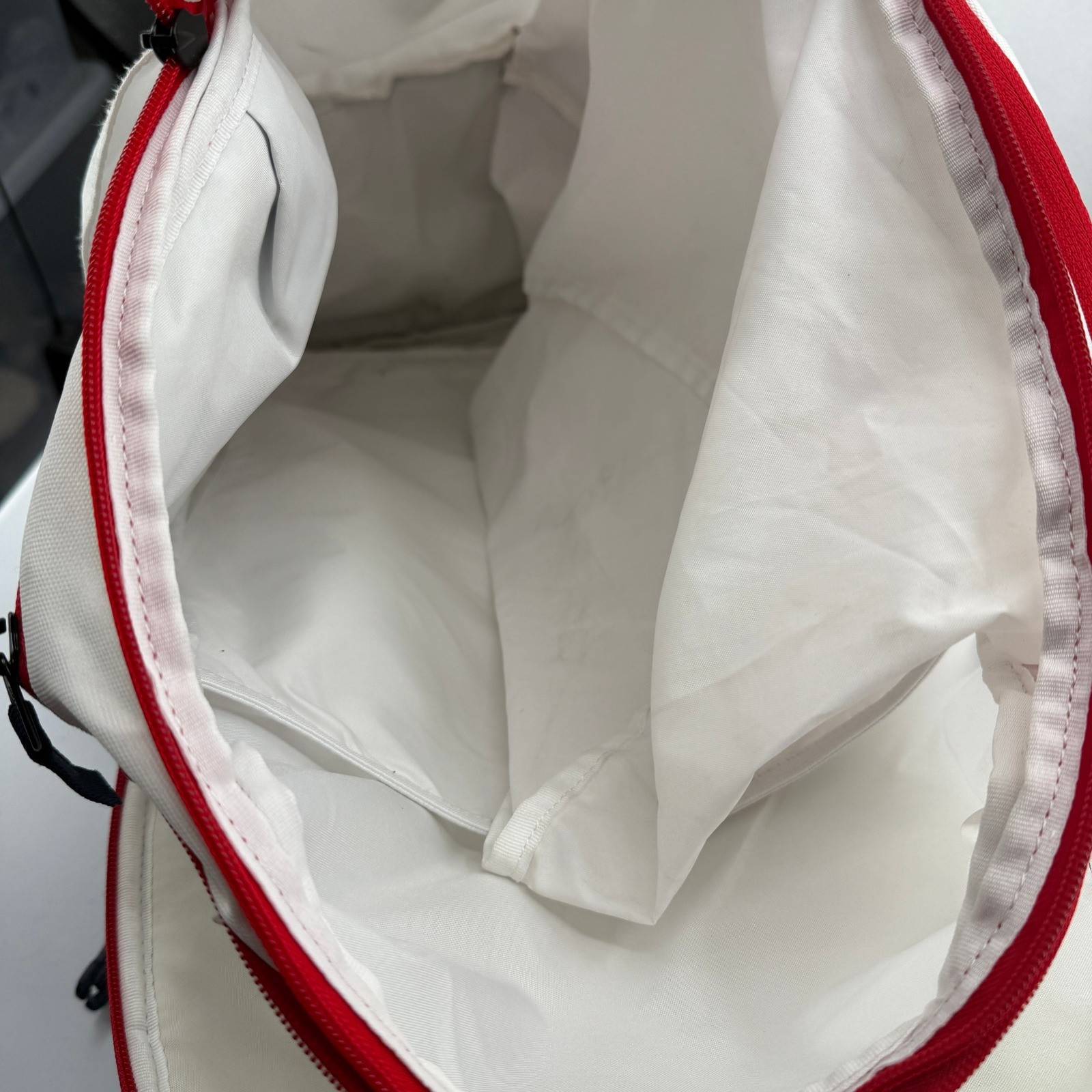 Nike Hoops Elite Pro Backpack Mens White Red BA5554 Basketball Bag