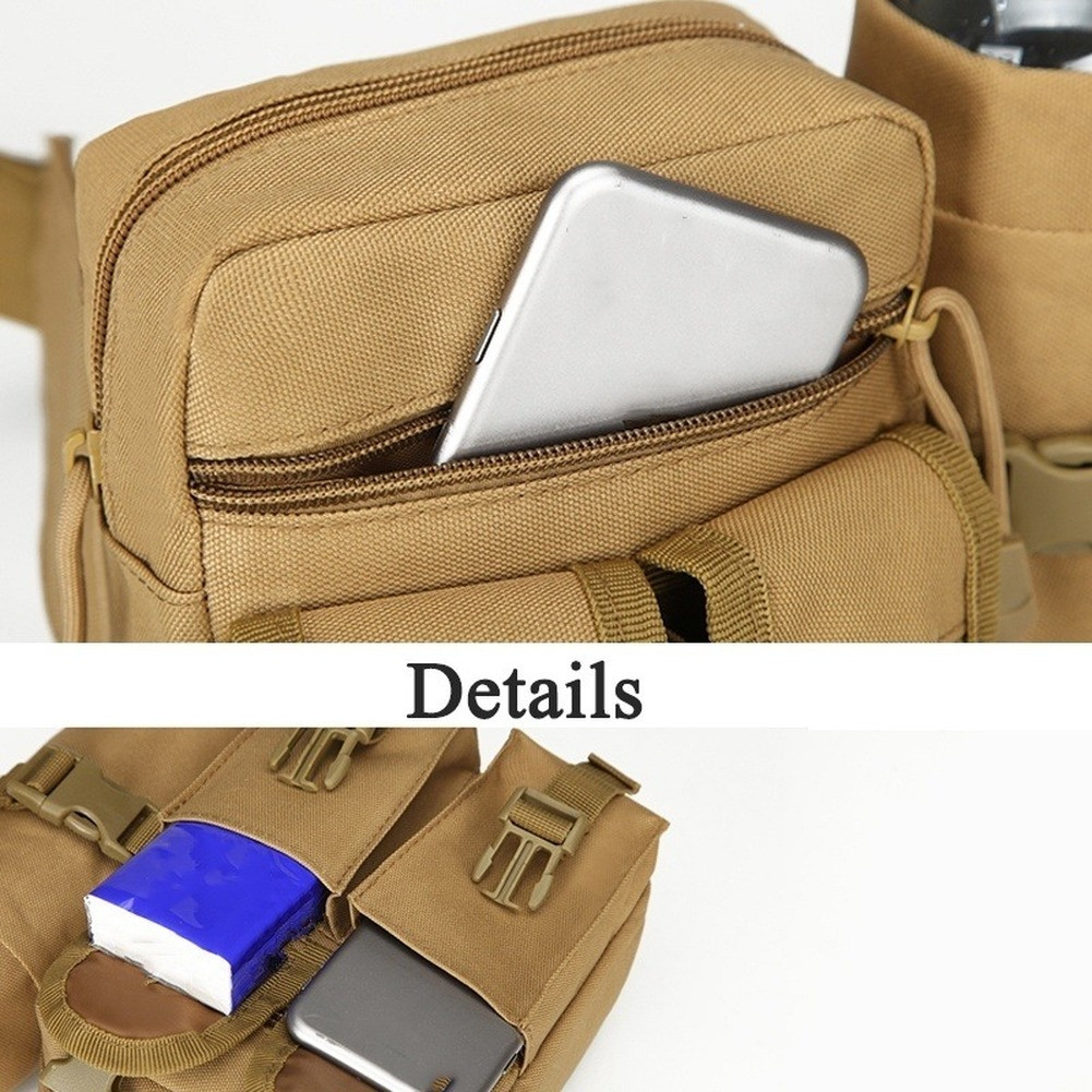 Tactical Waist Fanny Pack Utility Pouch Military Pocket Holder Water Bottle Bag