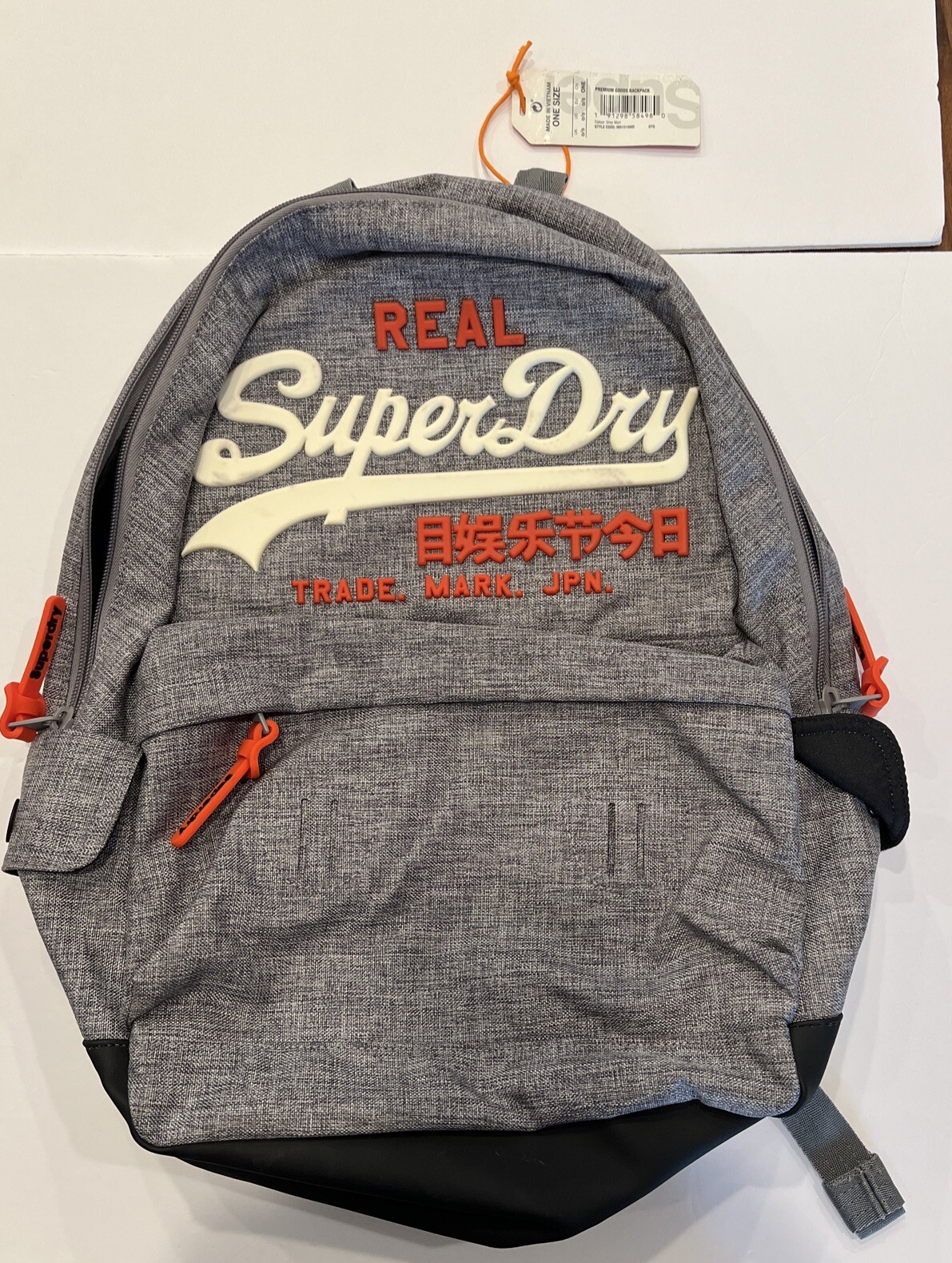 NEW OTHER Superdry Men’s Premium Goods Backpack Gray One Size