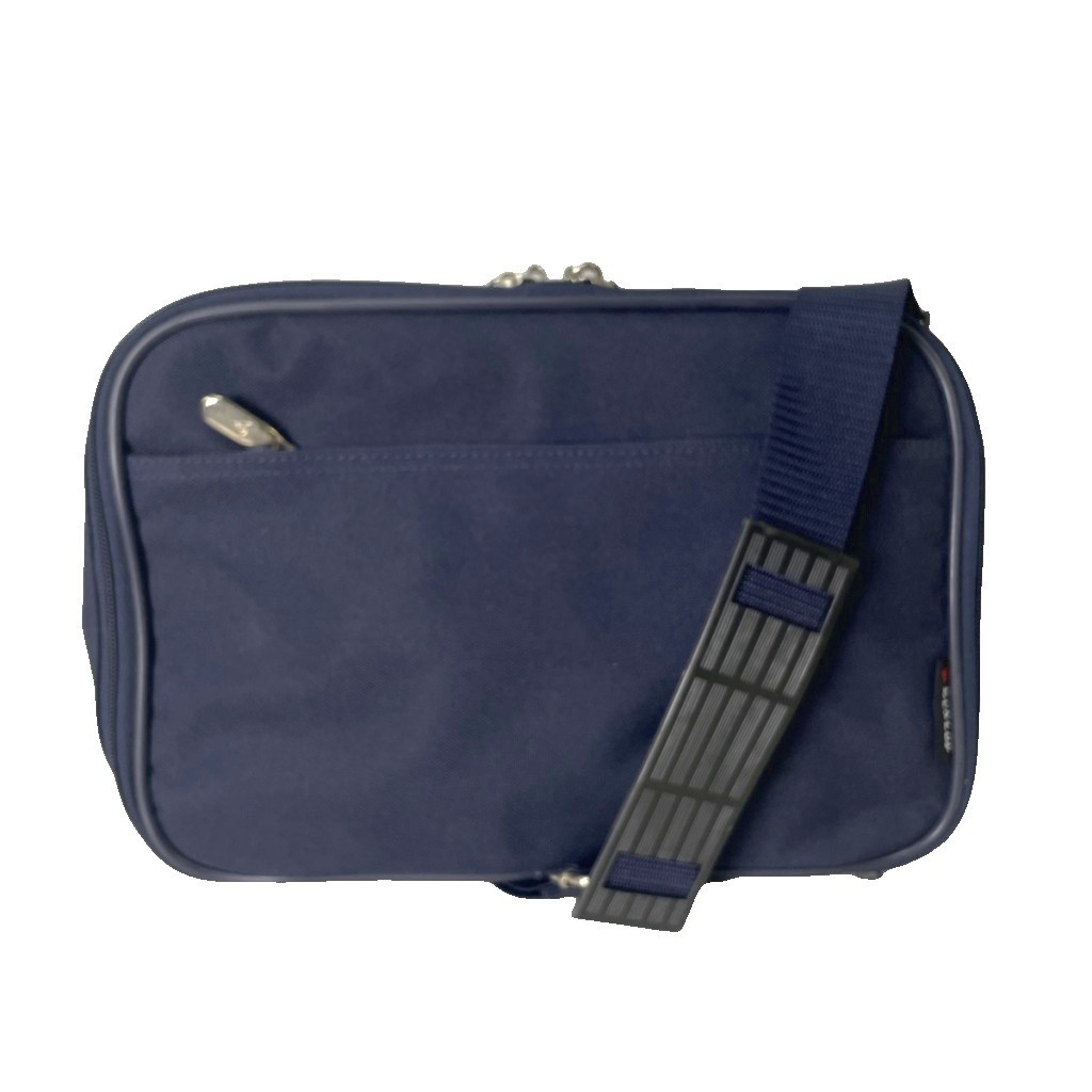 Dunlop Navy Canvas Shoulder Bag Men’s Crossbody 32cm x 10cm Excellent Condition