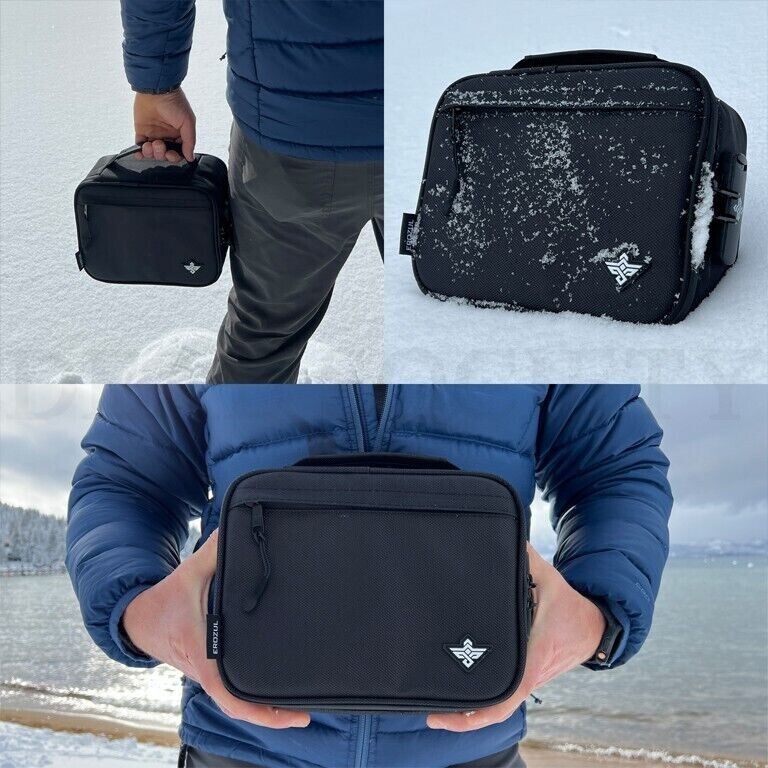 Erozul Exodus v2 Case with TSA Combo Lock YKK Zippers & Odor Control – Graphite