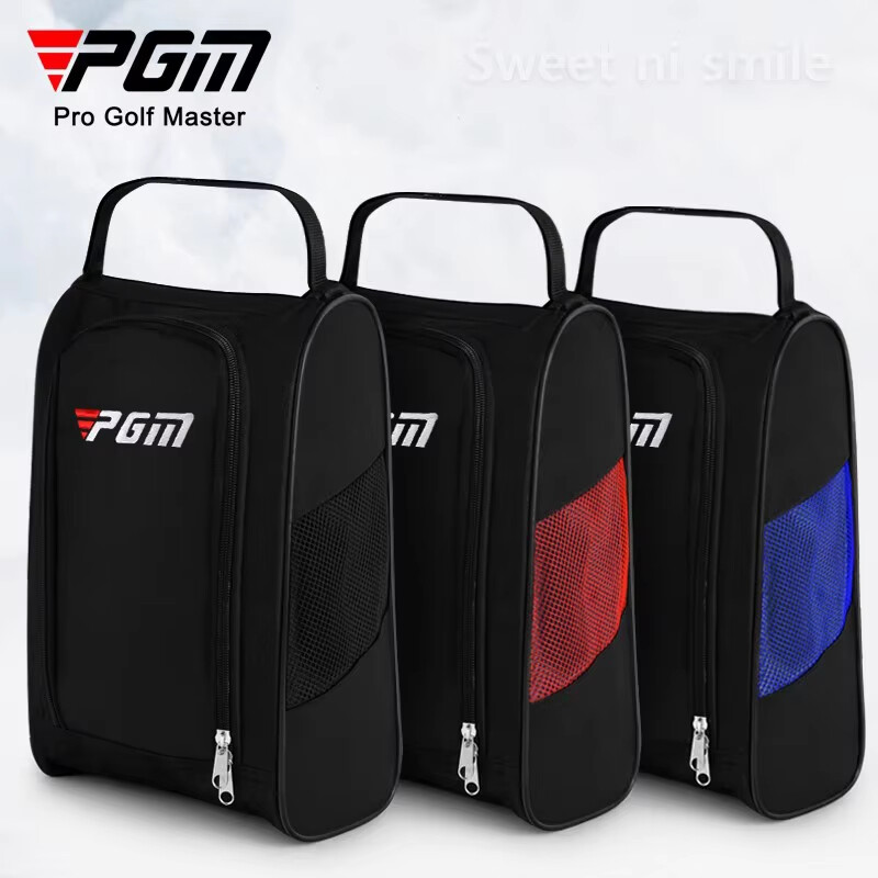 Waterproof Nylon Portable Golf Shoe Bag Lightweigh Breathable Travel Fitness Bag