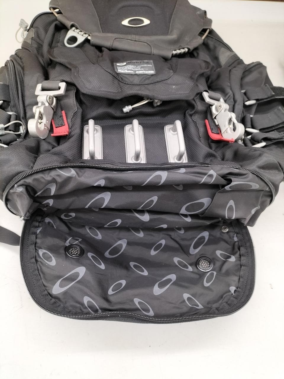Oakley Bag Backpack Black Large Size 22.8in Multi Purpose Used