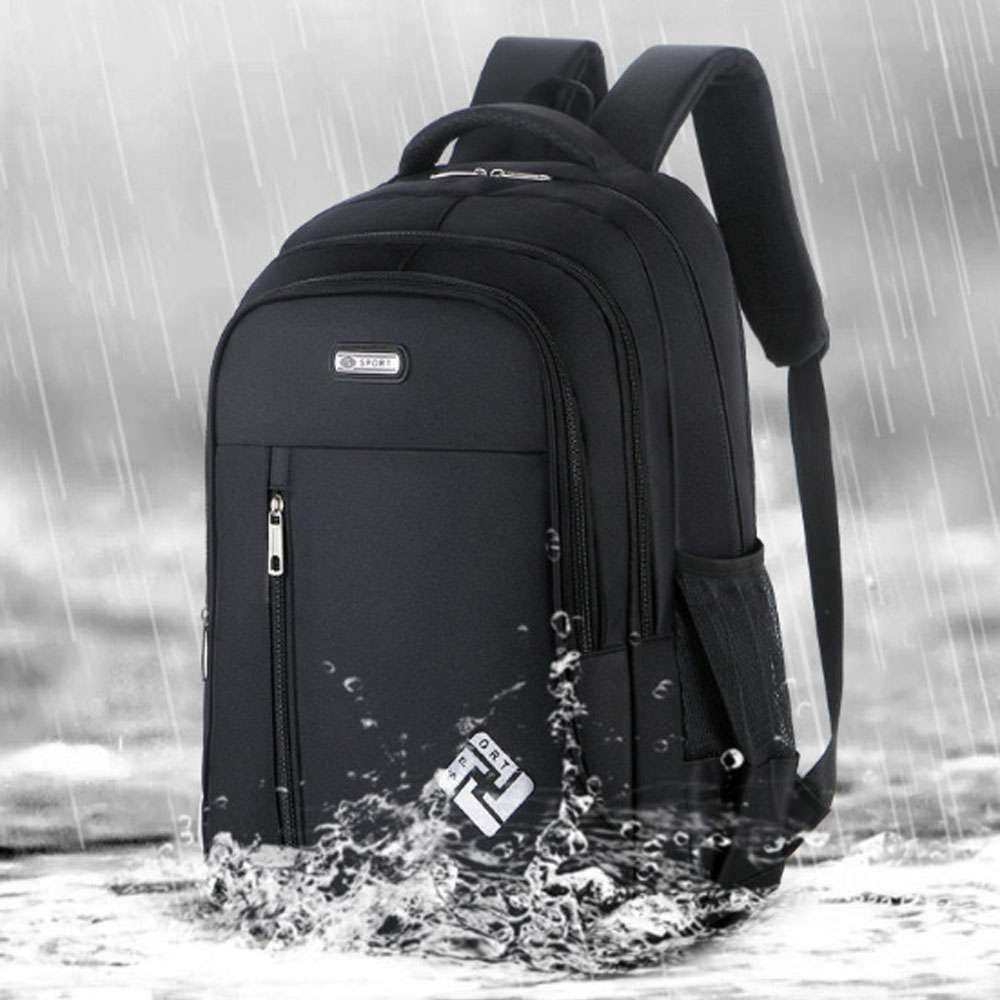 Oxford Anti-theft Laptop Backpack 17″ Travel Business Shool Book Bag w USB Port