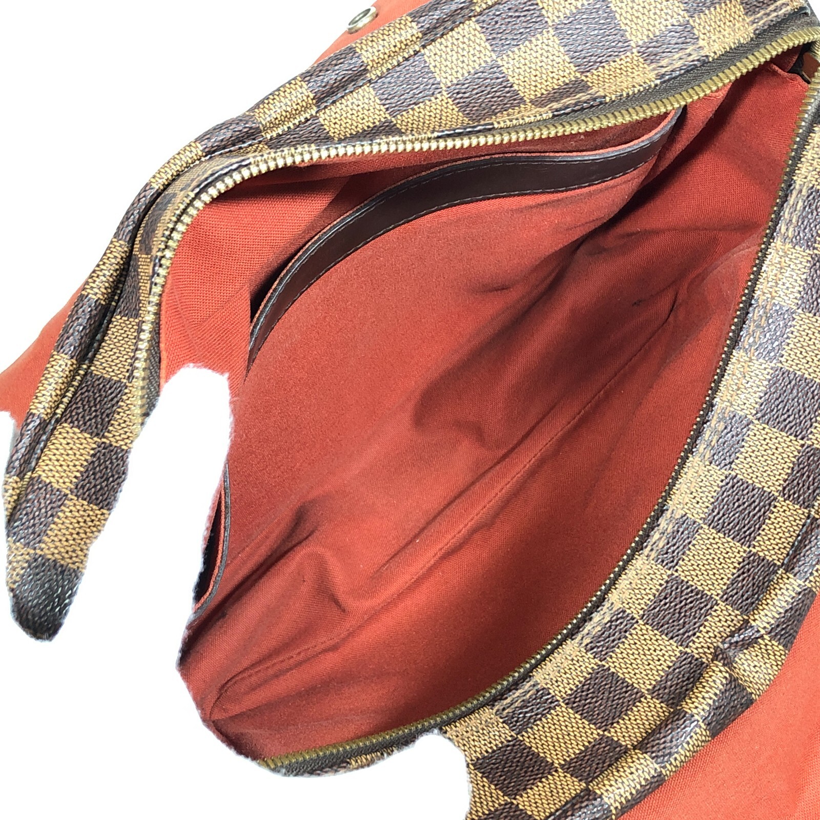 Auth Louis Vuitton Naviglio Shoulder Bag Damier Ebene Crossbody N45255 SR0095