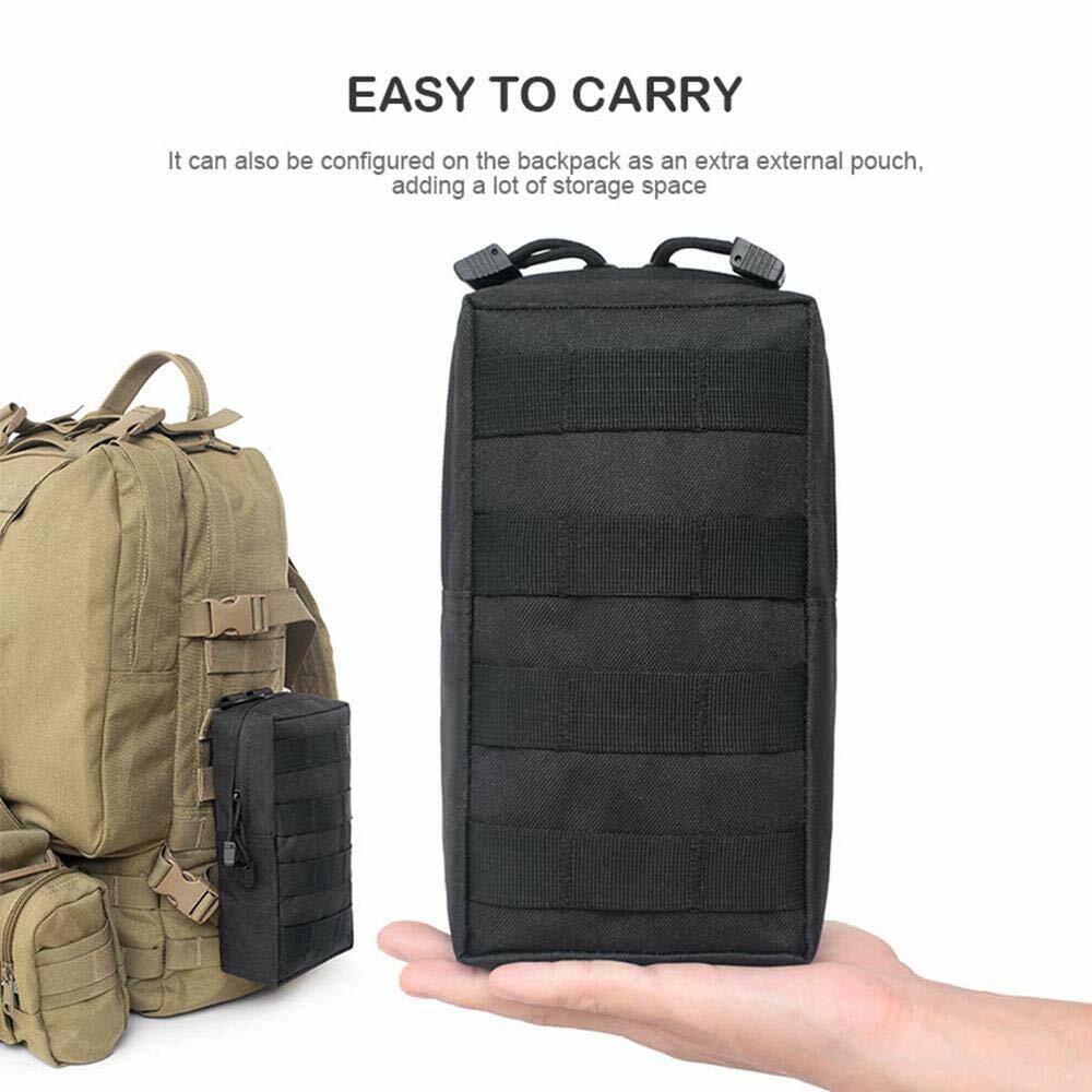 Tactical Molle Pouches Black Compact EDC Waist Bag Pack Gear Gadget Organizer US