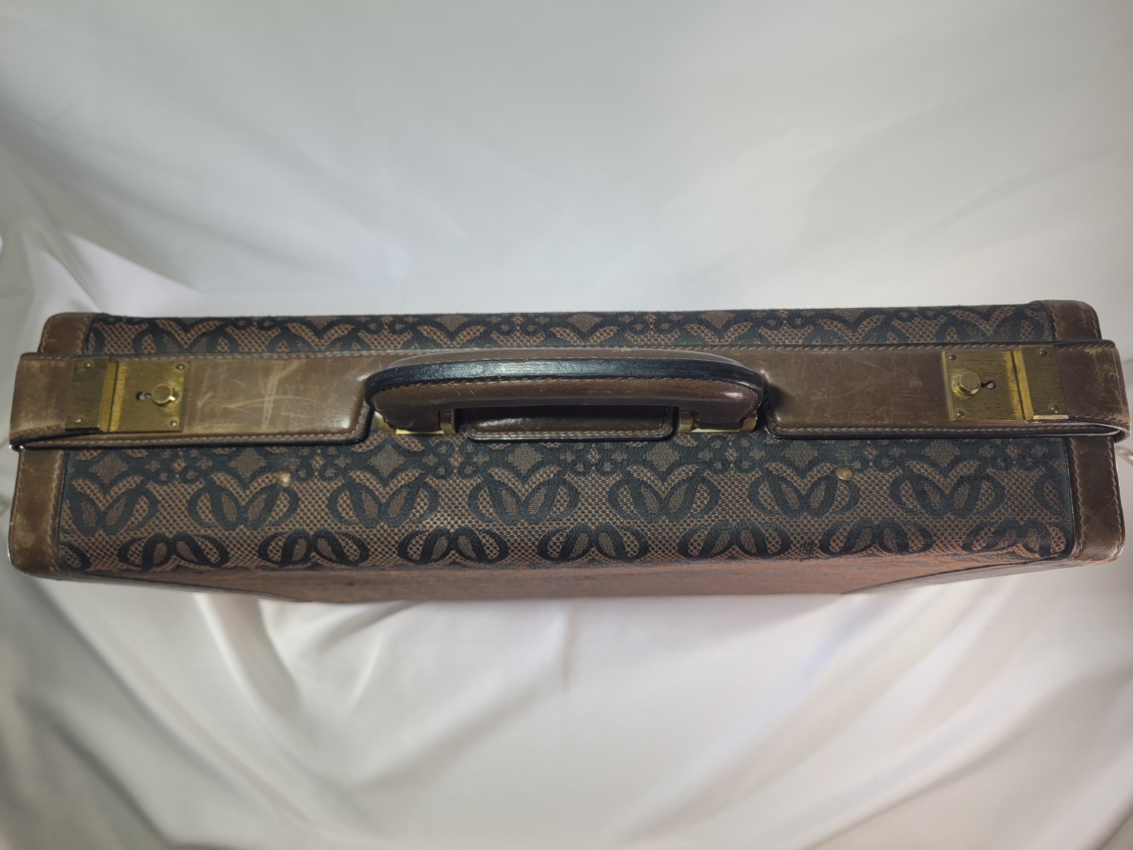 Vintage 1970s LOEWE Leather Briefcase w/ Attache Case Very Good Condition