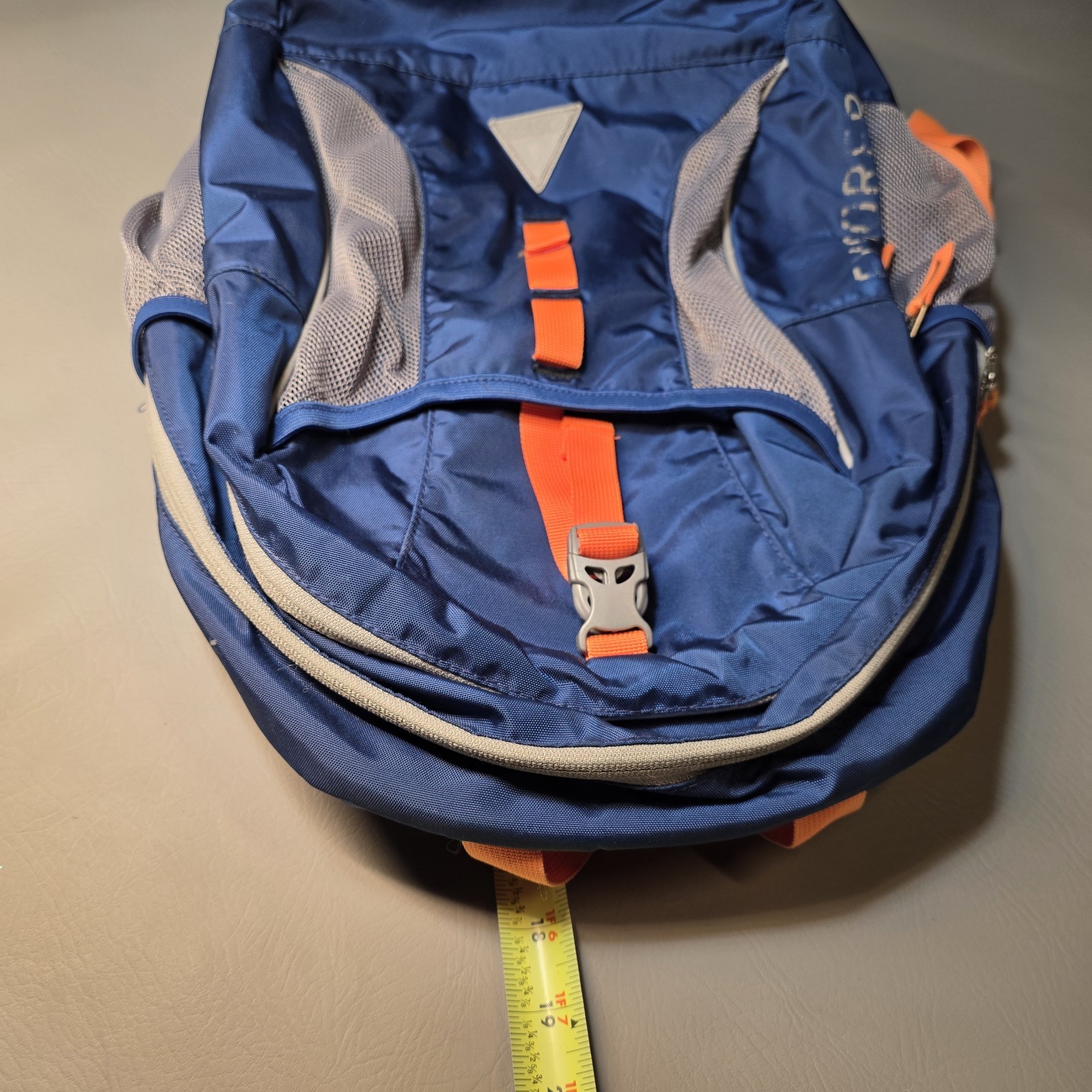 LL Bean Explorer Backpack Blue/Orange Hiking Bag Camping Outdoors Multi Compartm