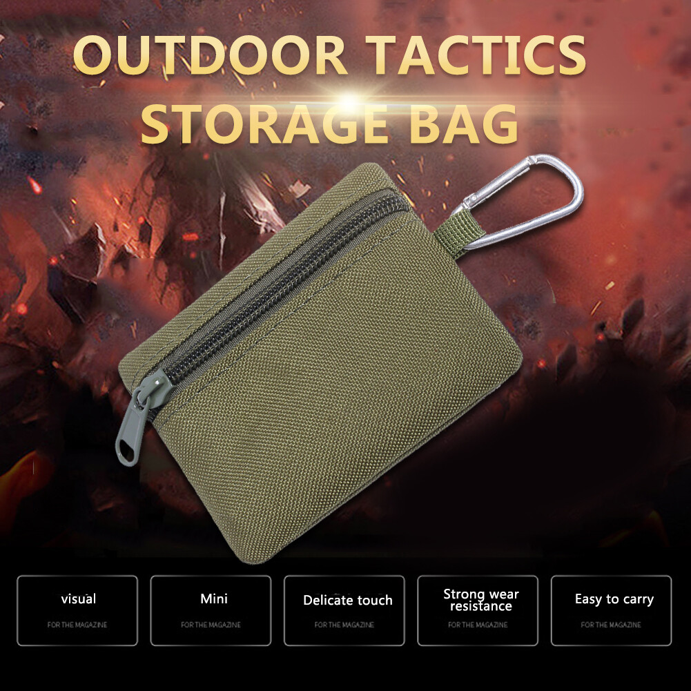 Tactical Compact EDC Pouches Military Molle Coin Pouch Accessories Organizer Bag