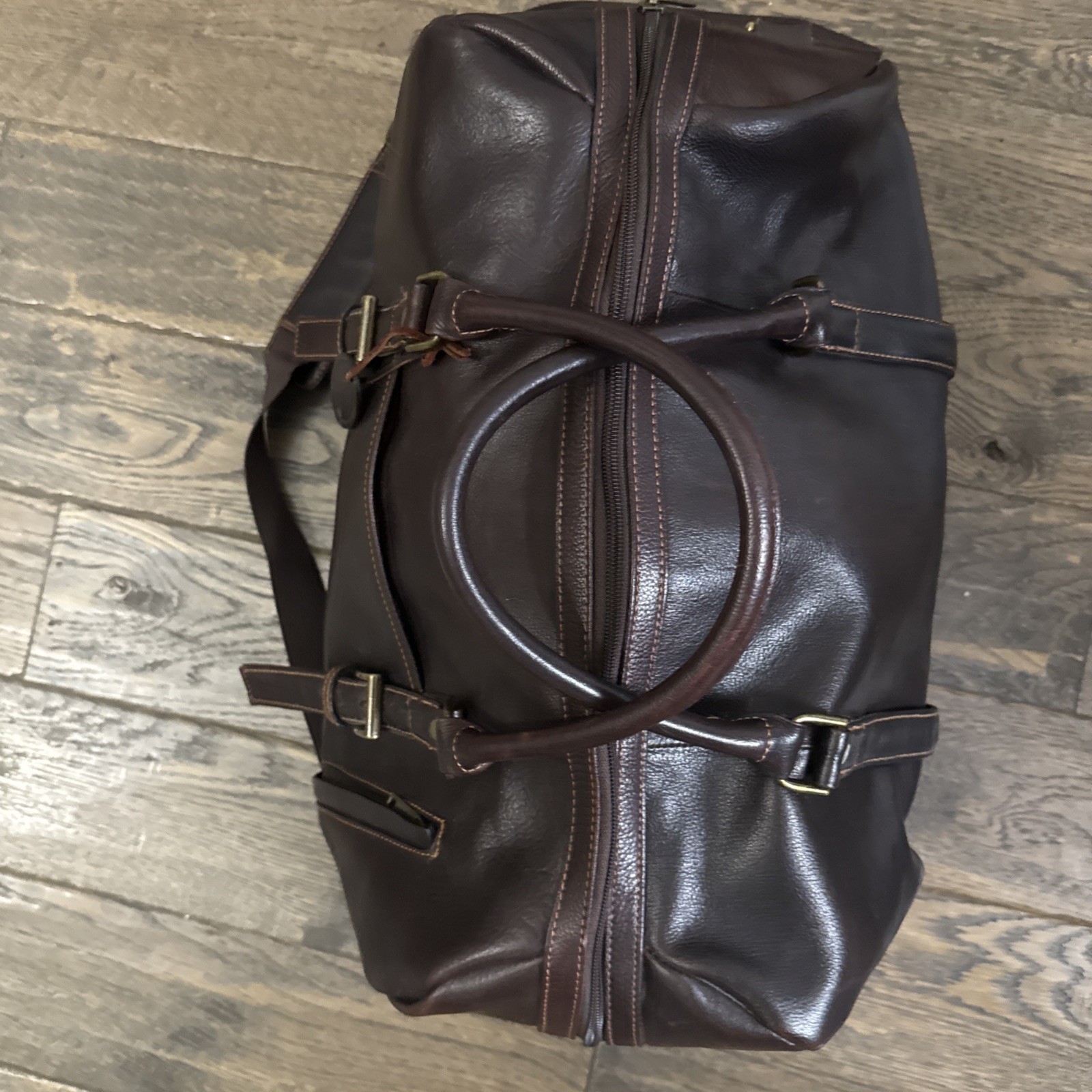 Wilson’s Leather Large Retro Brown Travel or Business Bag. Beautiful