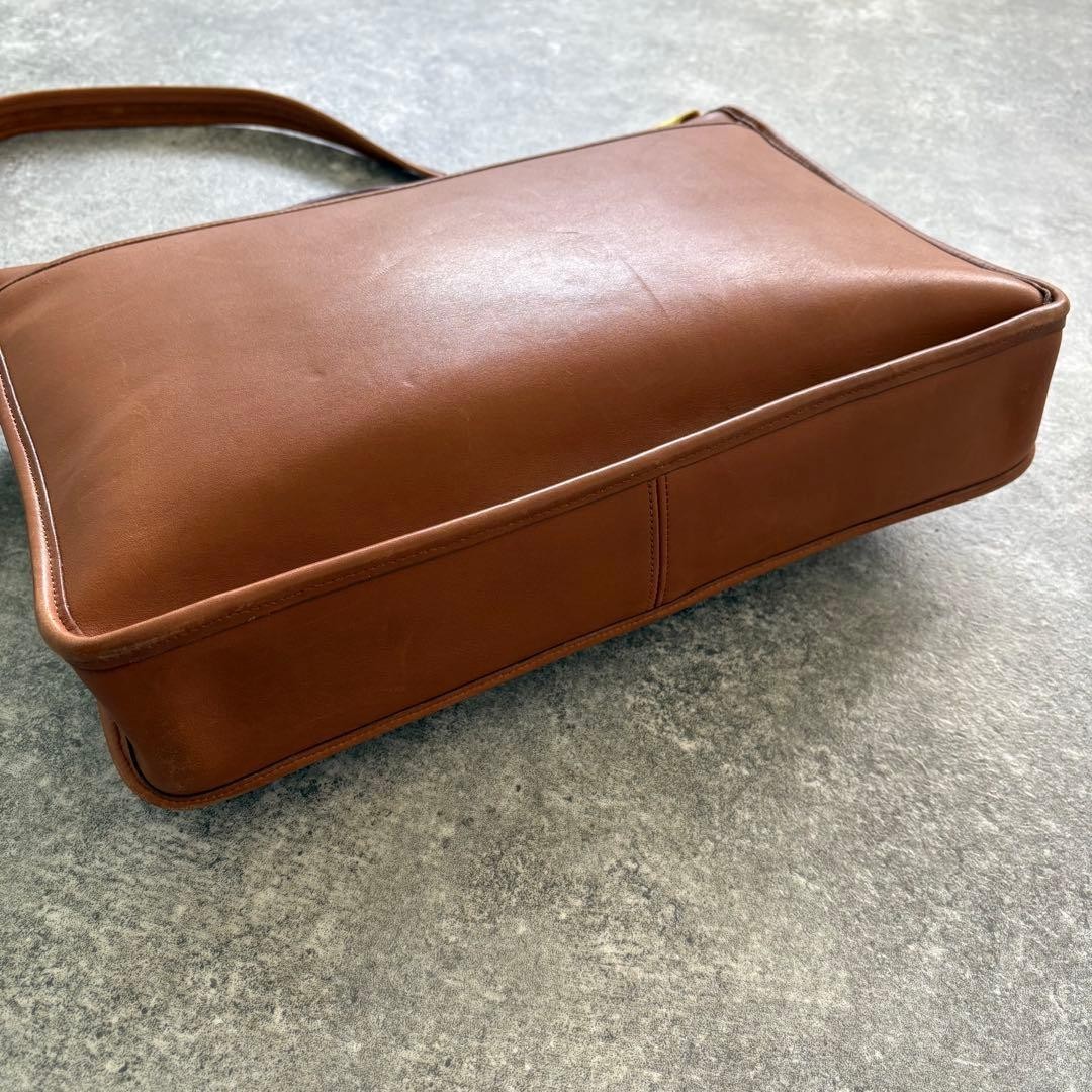 Vintage COACH Metropolitan Leather Briefcase Business Bag Black USA Made
