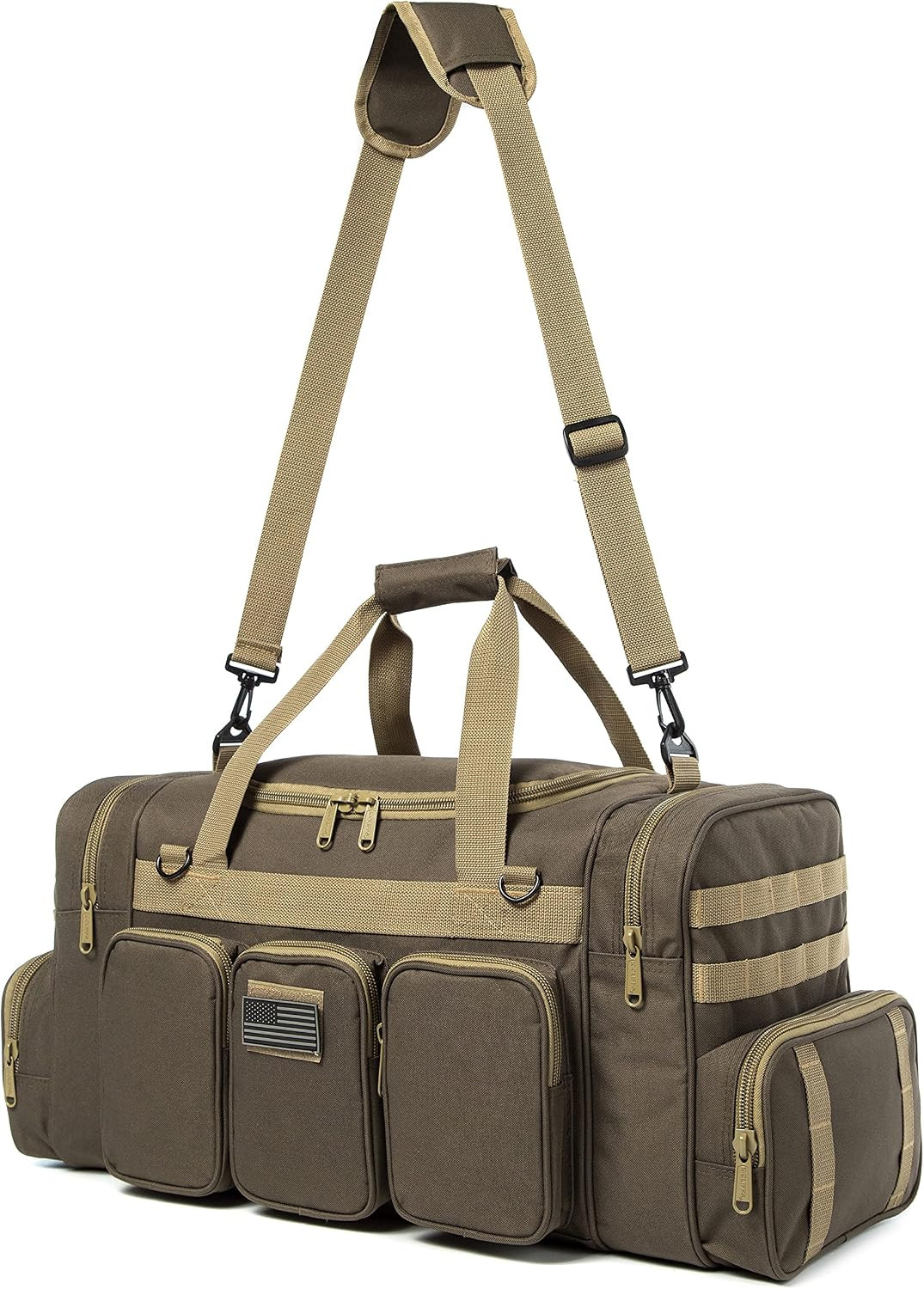 Tactical Range Duffel Heavy Duty Military Molle Gear Travel Sports Gym Bag Locka