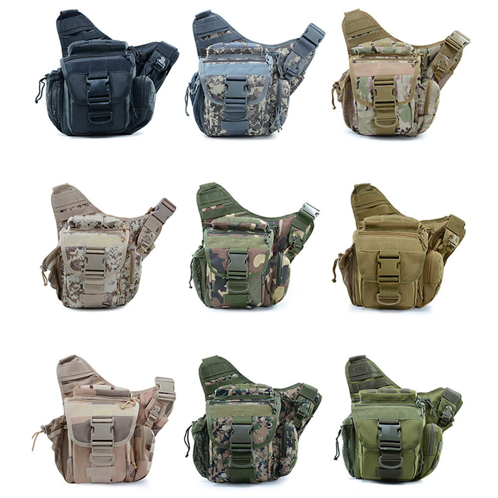 Outdoor Tactical Molle Chest Bag Men Crossbody Sling Messenger Shoulder Pack USA