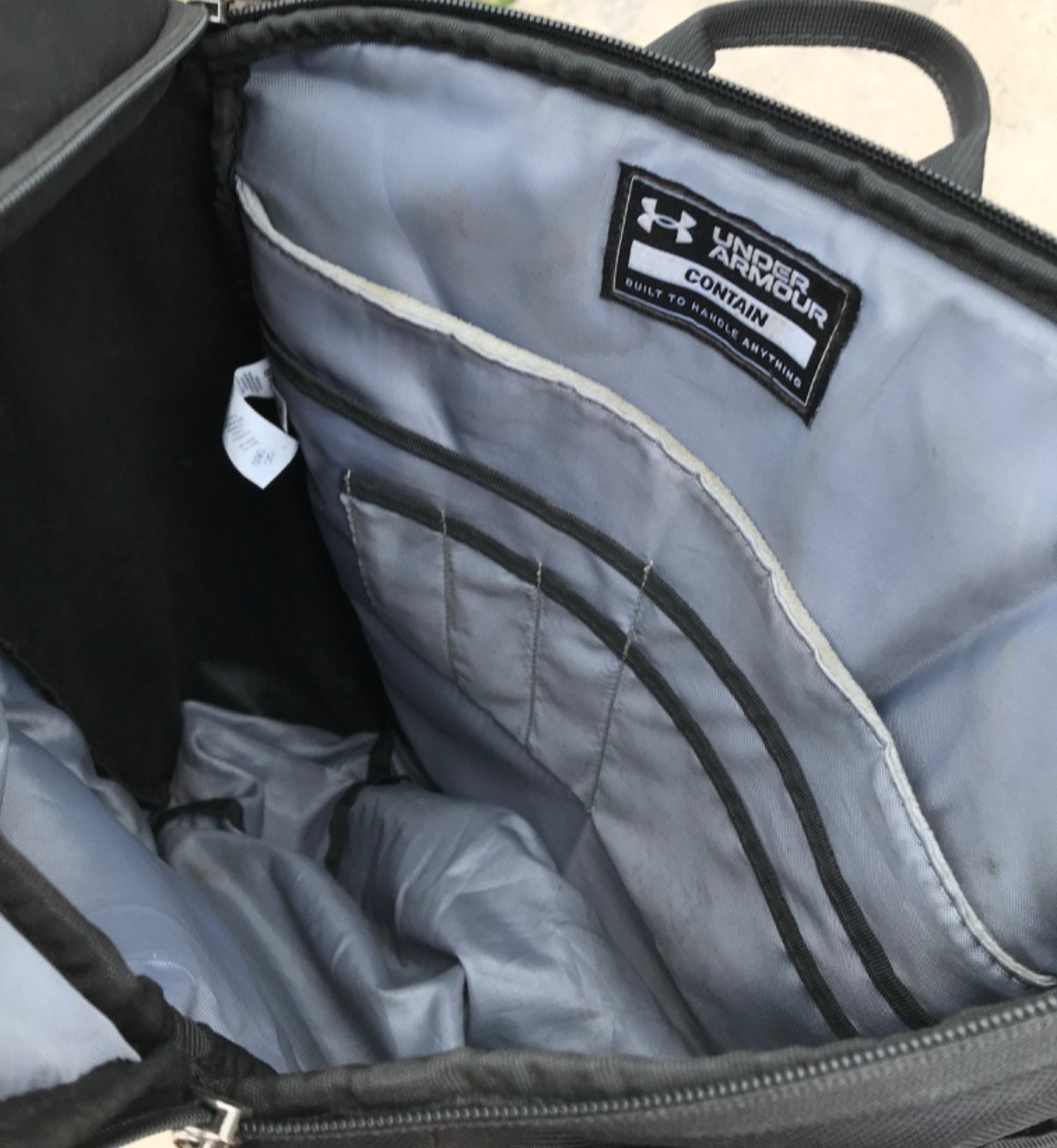 Under Armour Storm Backpack Men’s Black Gym Bag Backpack Shoe Compartment Soccer