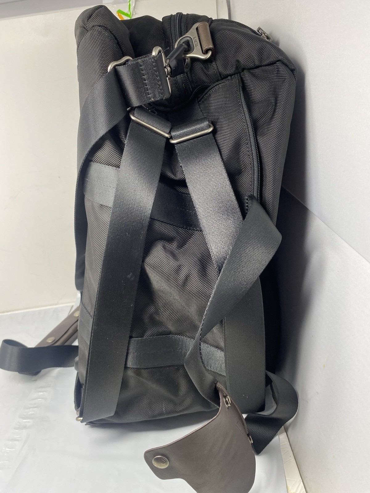 Tumi Alpha Bravo Dorado Convertible Duffel/backpack Black 21x12x12 Travel Gym