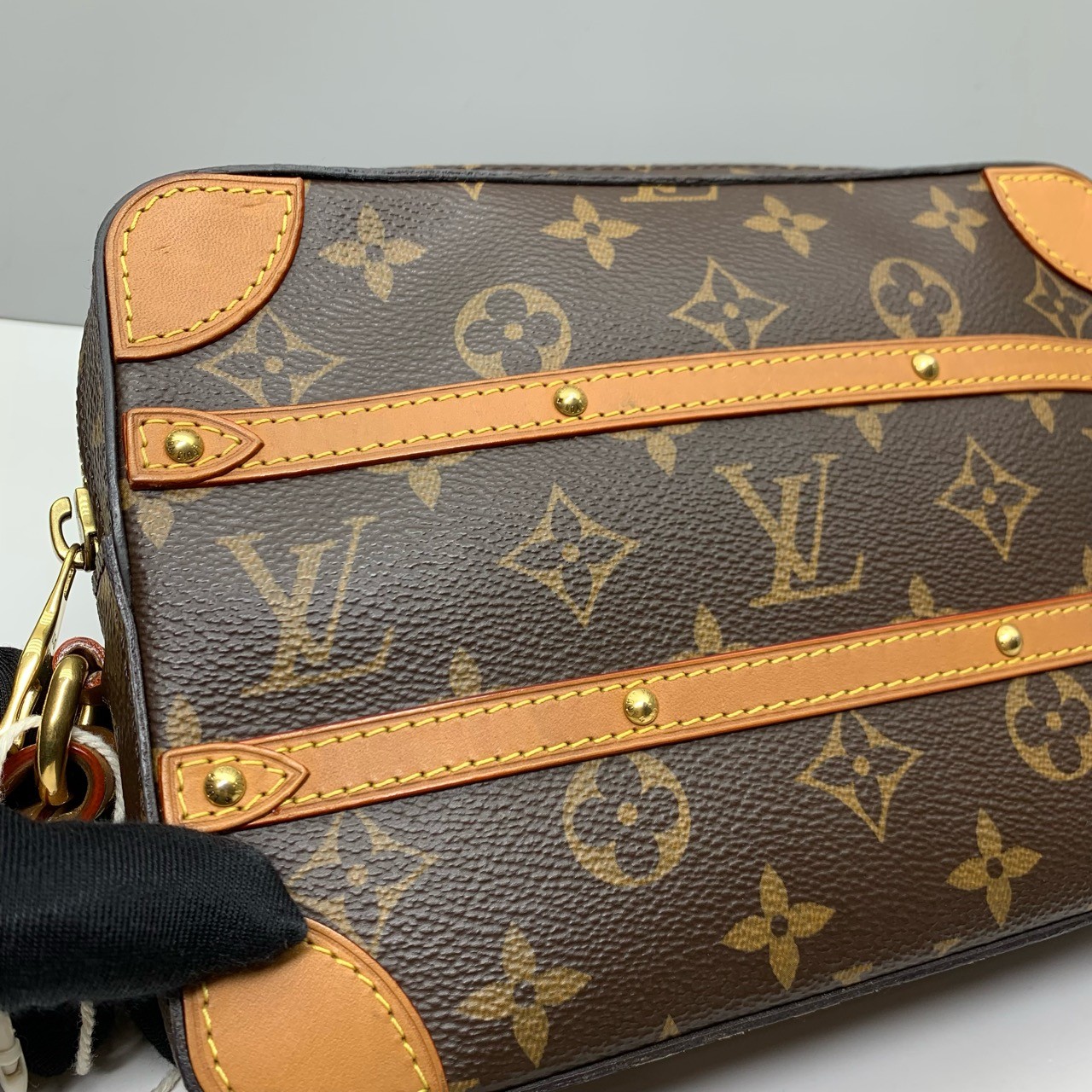 Louis Vuitton Pre-Owned Authentic Softtrunk Clutch Free Shipping 21x15x5cm